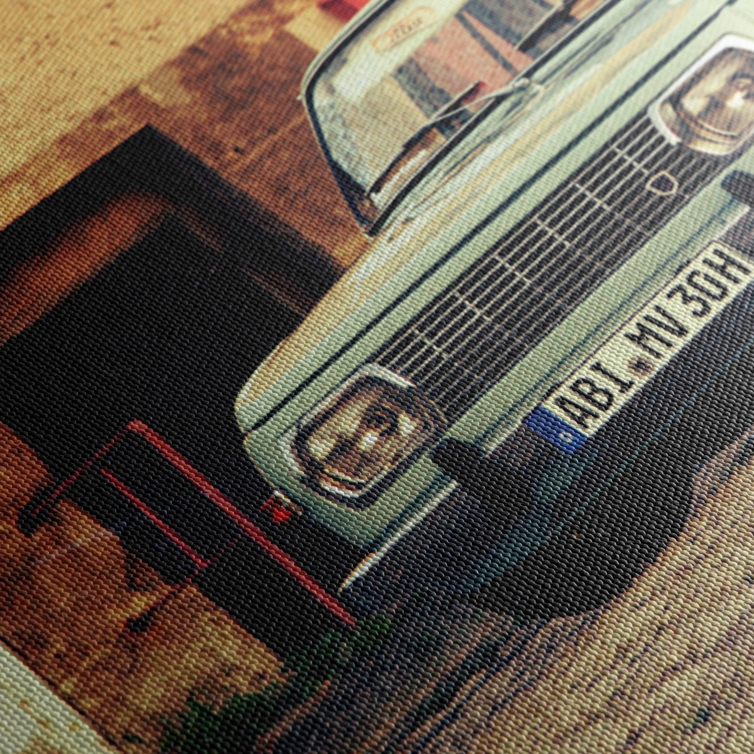 Vintage Car in Urban Setting - Image 5