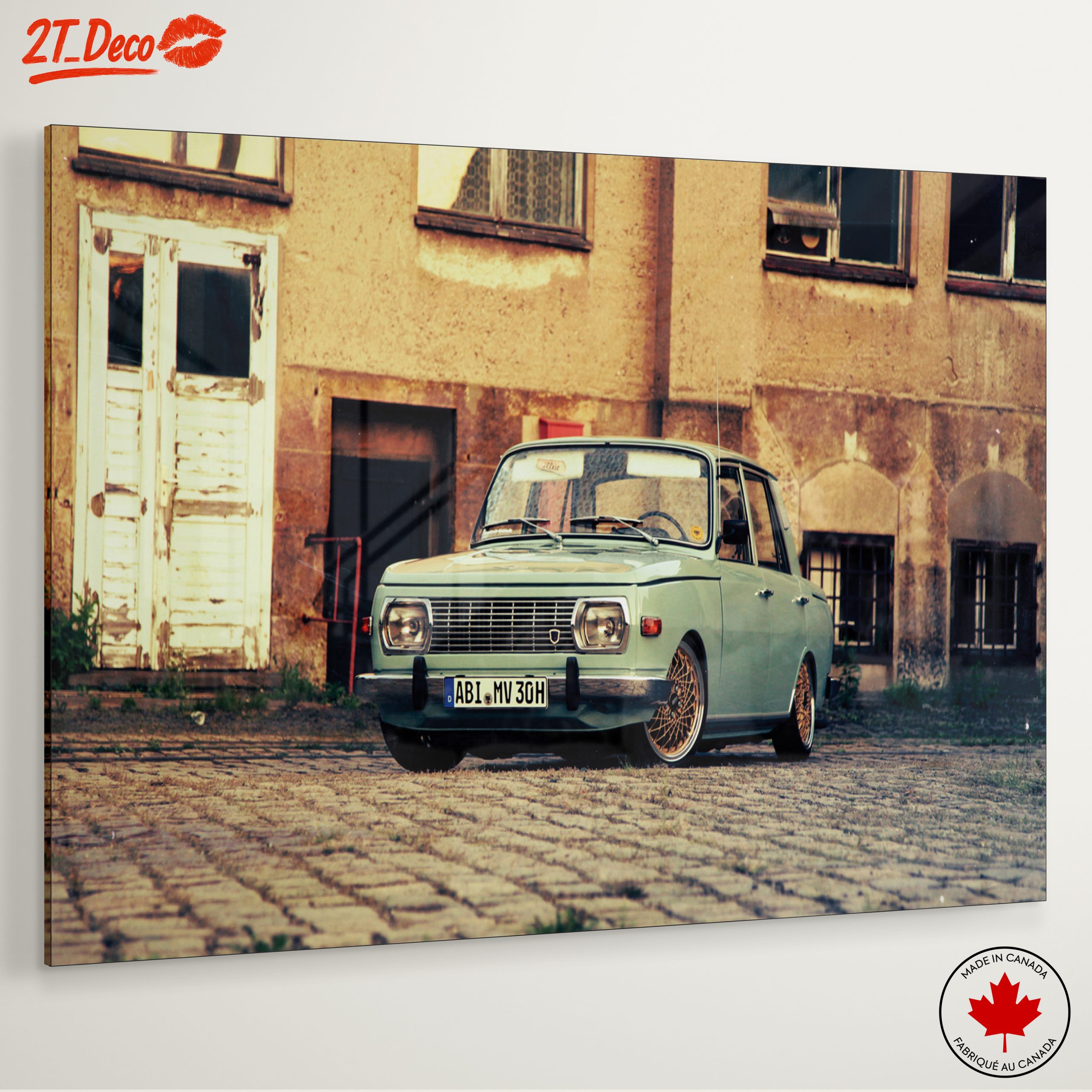 Vintage Car in Urban Setting - Image 6
