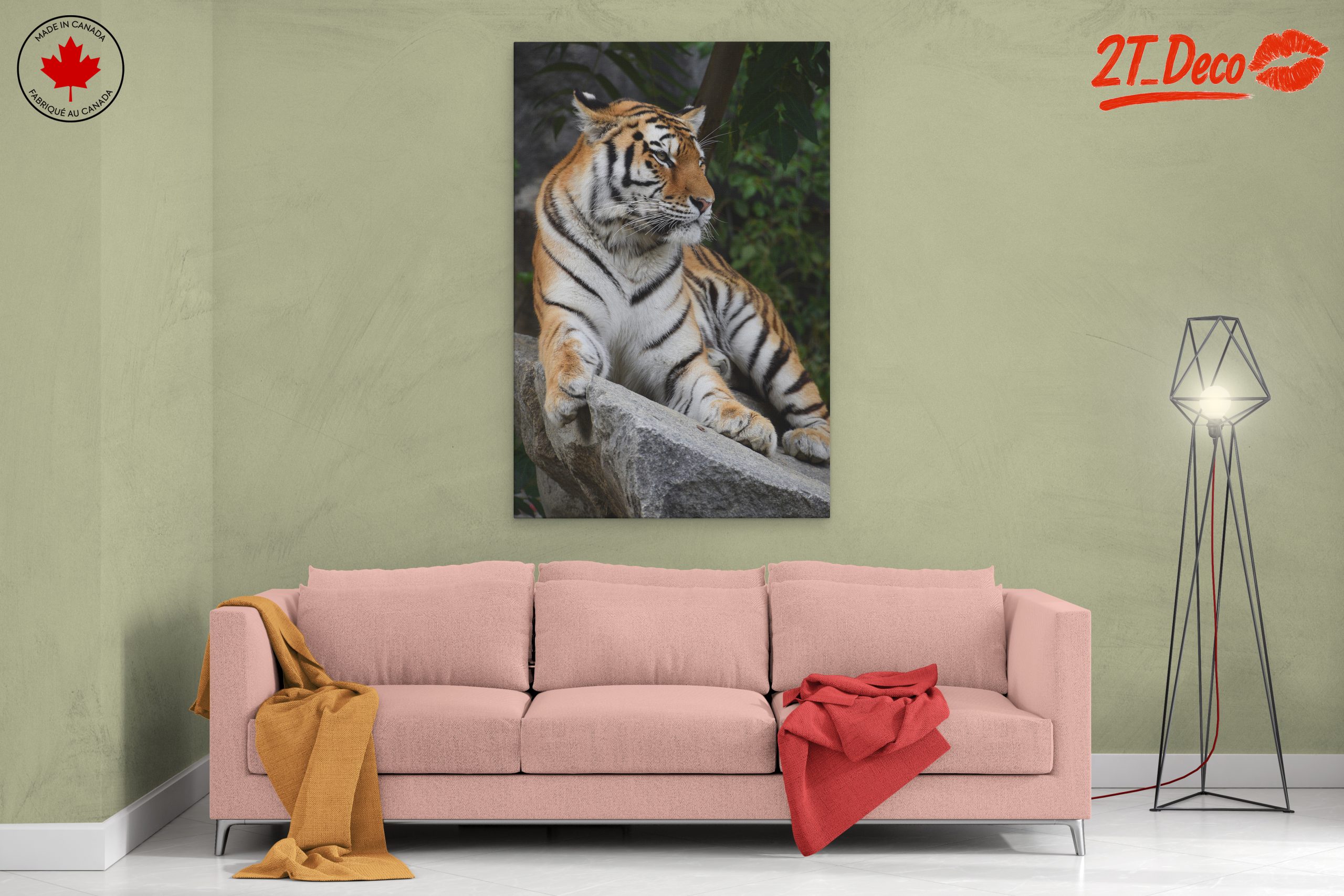 Majestic Tiger Wall Art 7 - Image 2