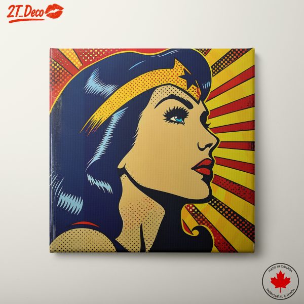 Wonder Woman Comic Style Art