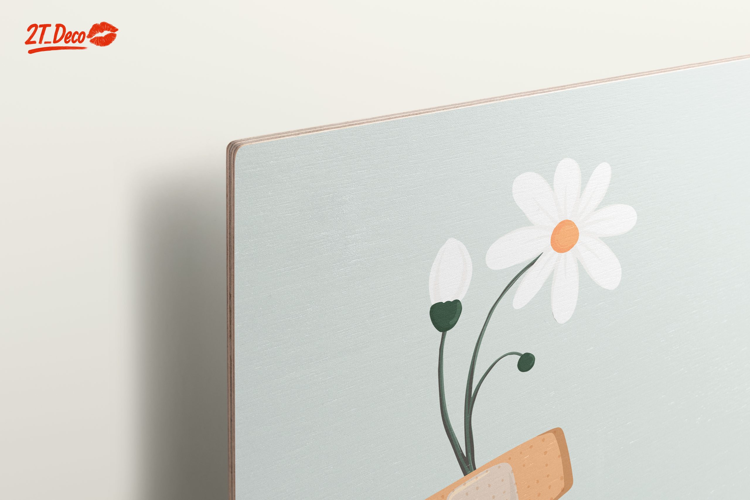 Floral Art with Bandage and Healing Symbols - Image 15