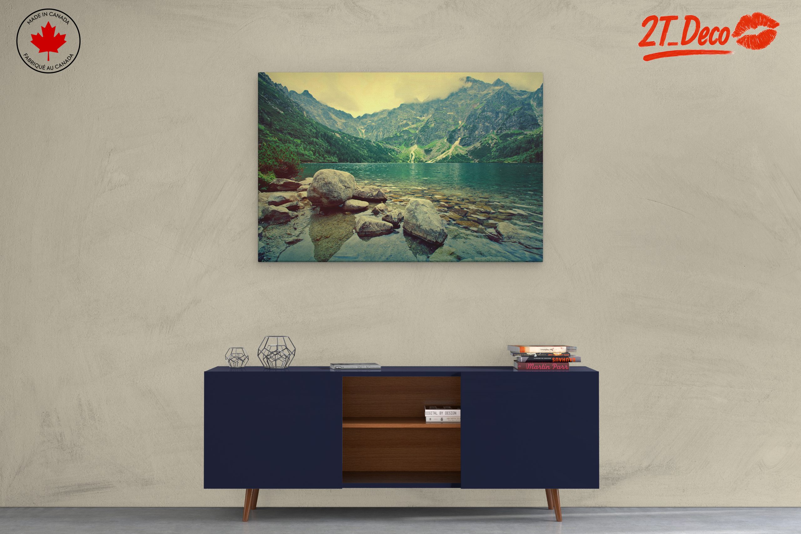Majestic Mountain Lake Reflection - Image 3