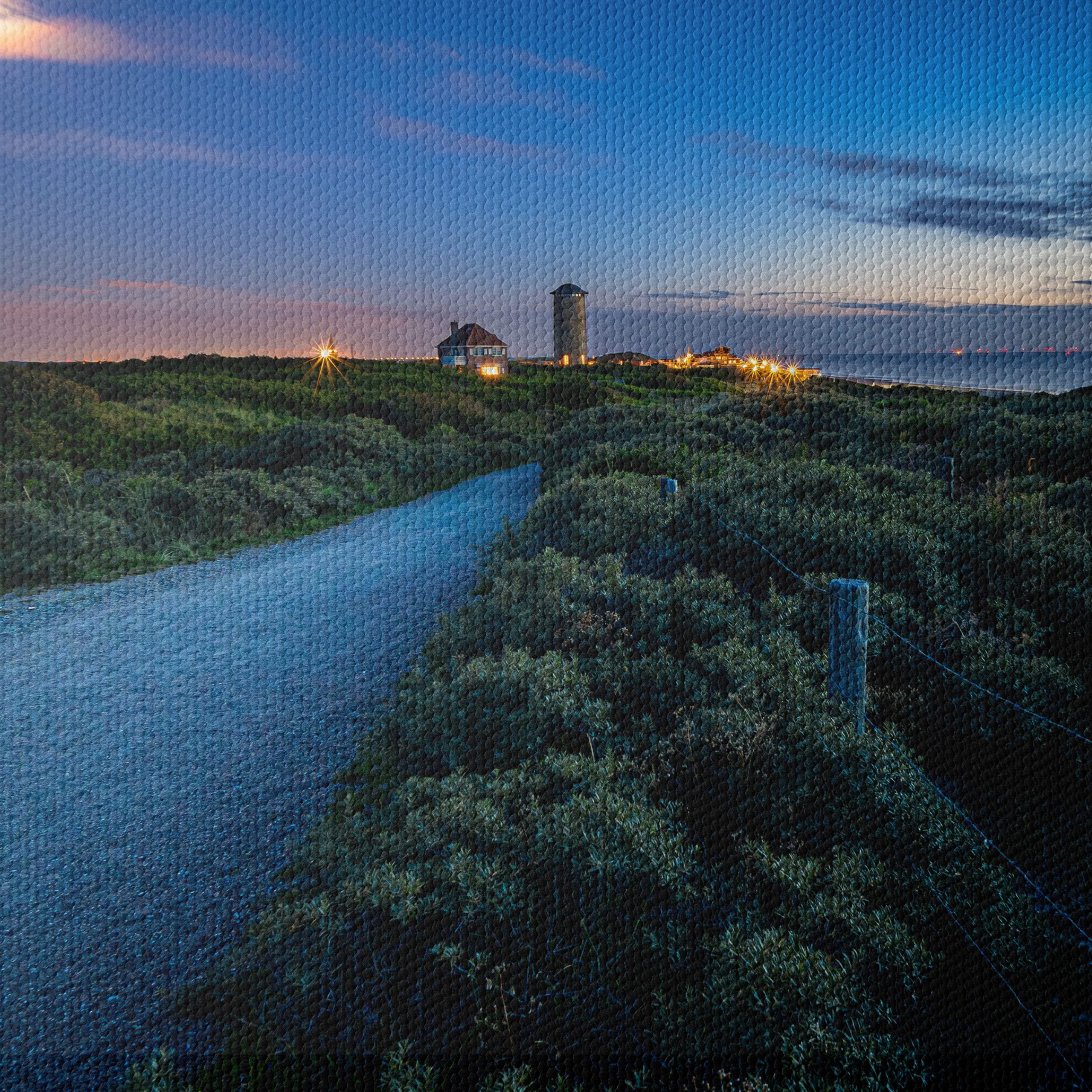 Serene Coastal Landscape Under Moonlight - Image 4