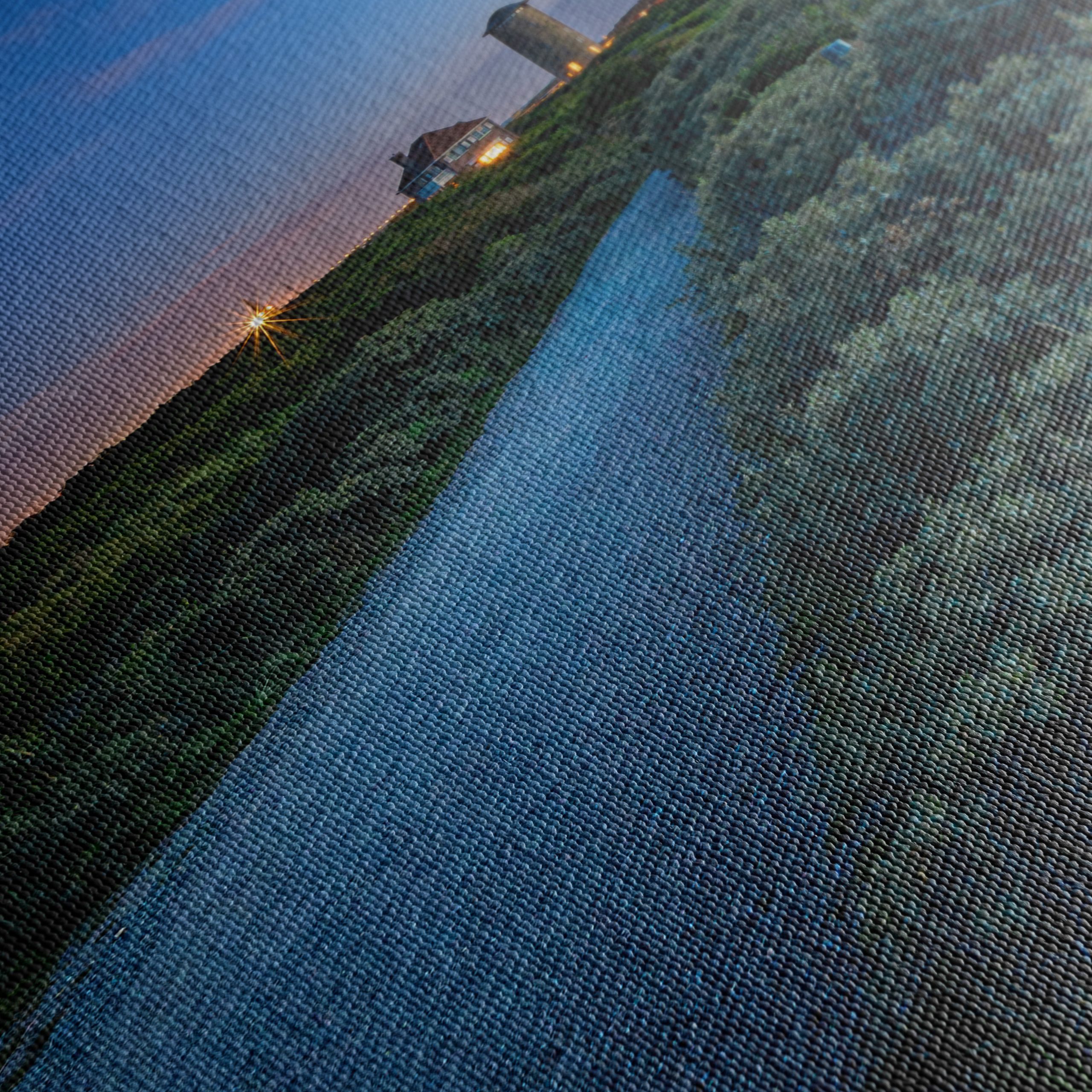 Serene Coastal Landscape Under Moonlight - Image 5