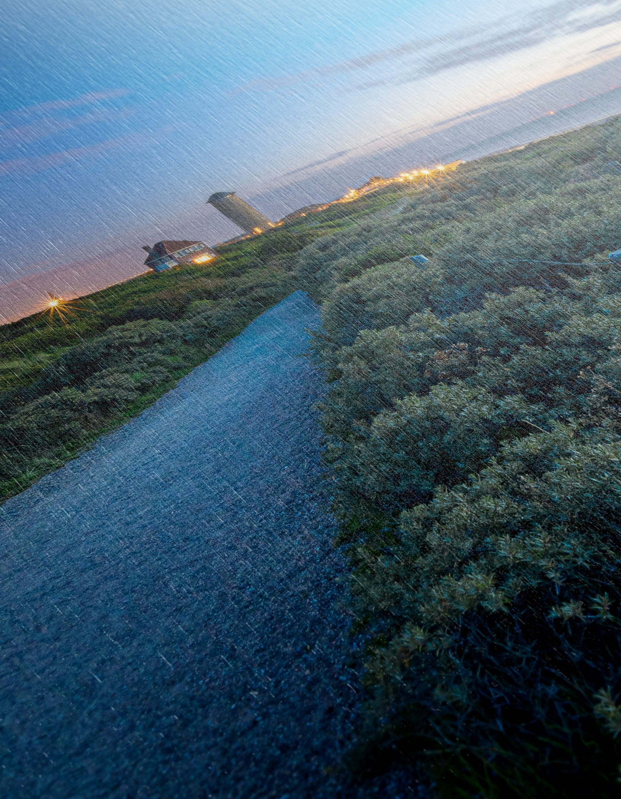 Serene Coastal Landscape Under Moonlight - Image 12
