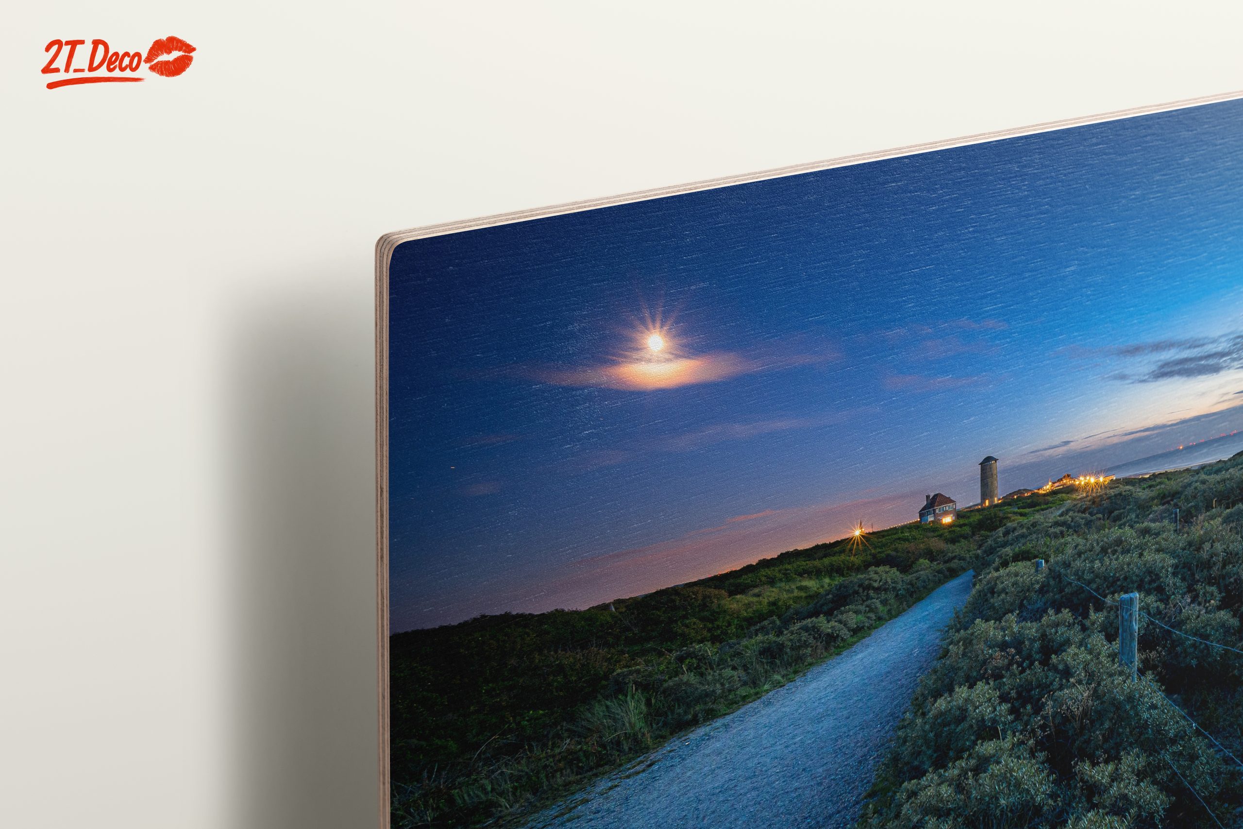 Serene Coastal Landscape Under Moonlight - Image 15
