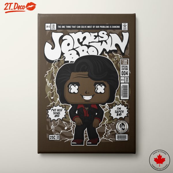 James Brown Funkos Art Illustration