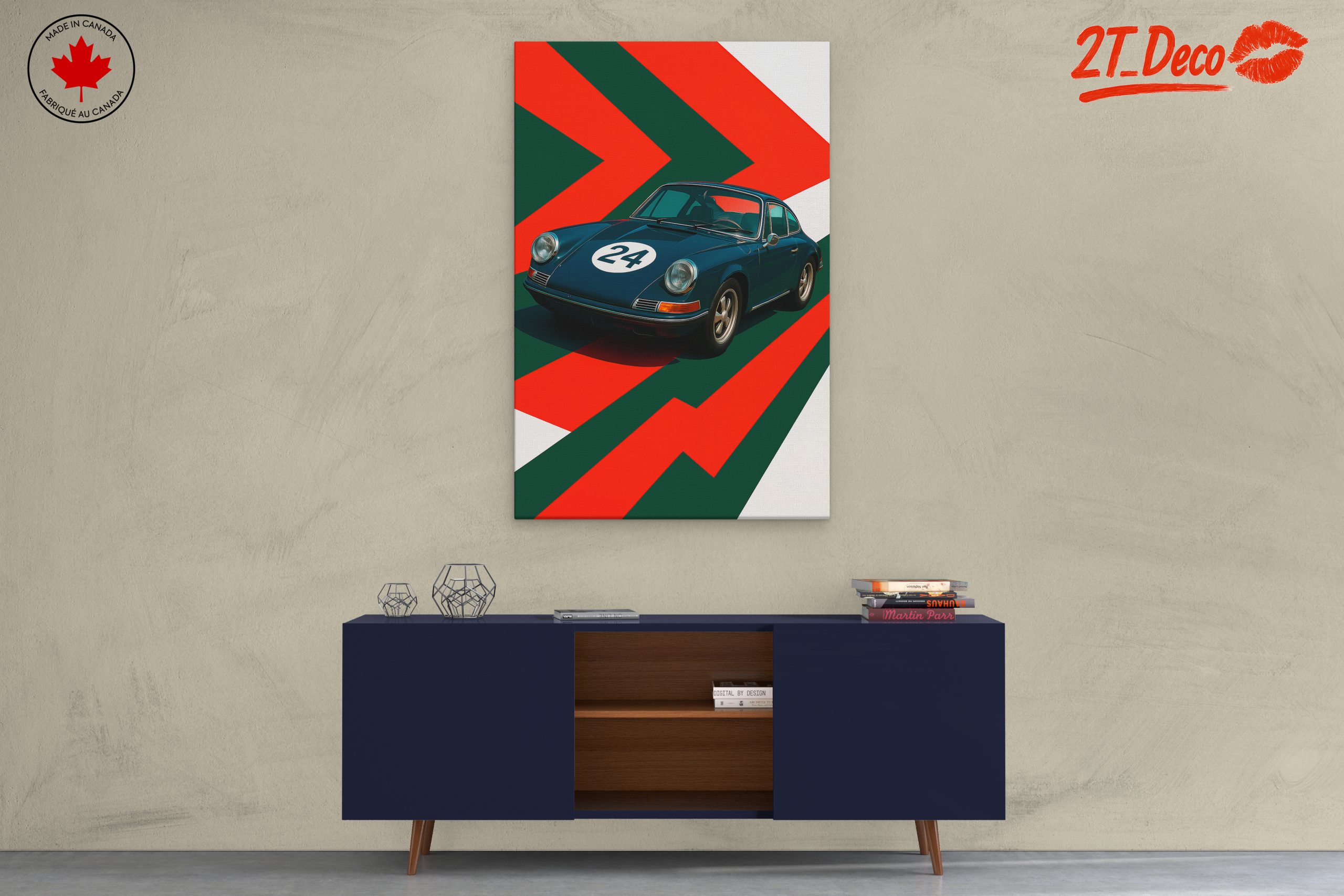 Vintage Racing Car Artwork 2 - Image 3