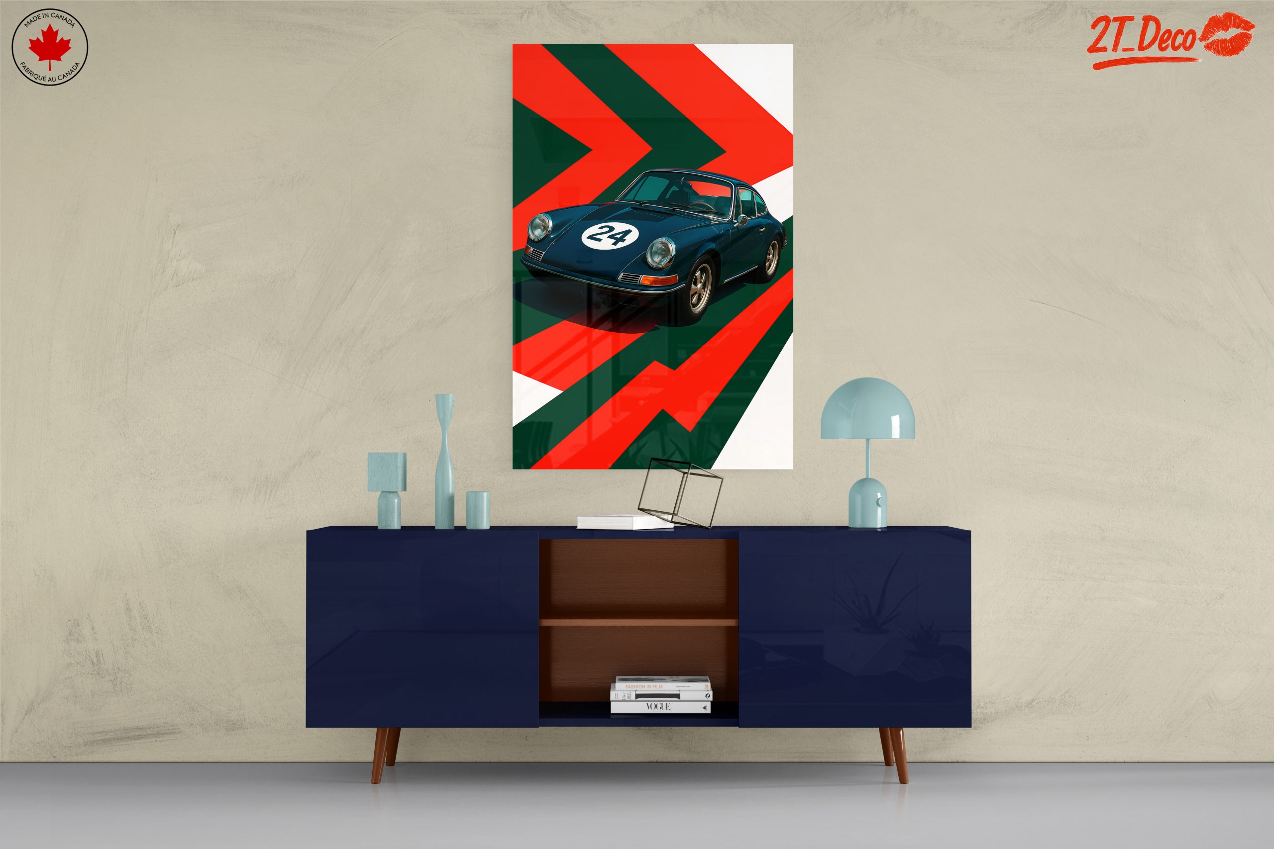 Vintage Racing Car Artwork 2 - Image 8