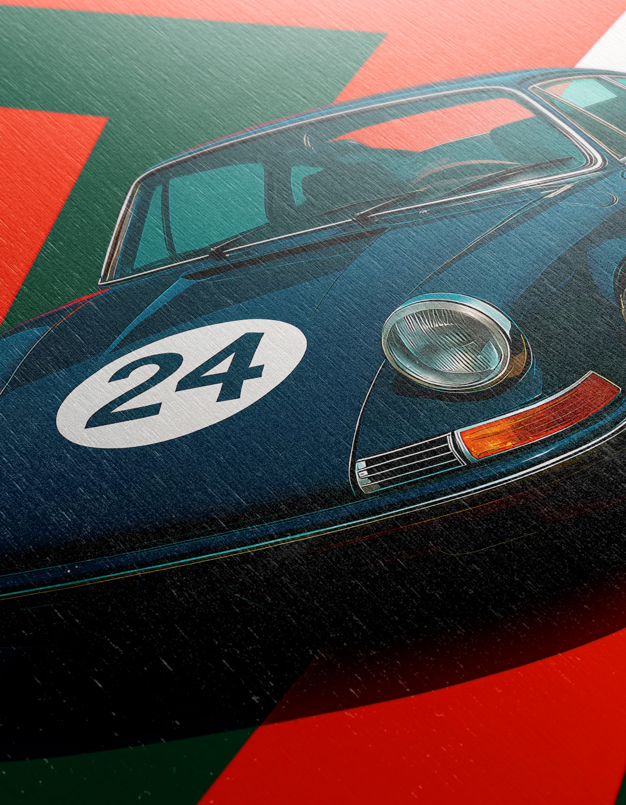 Vintage Racing Car Artwork 2 - Image 12