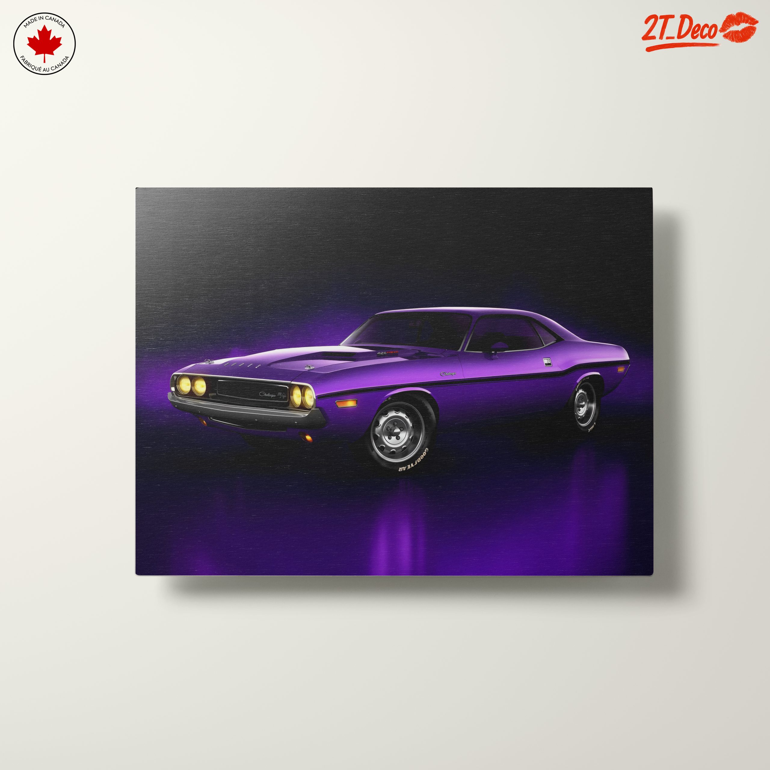 Vintage Purple Classic Car - Image 10