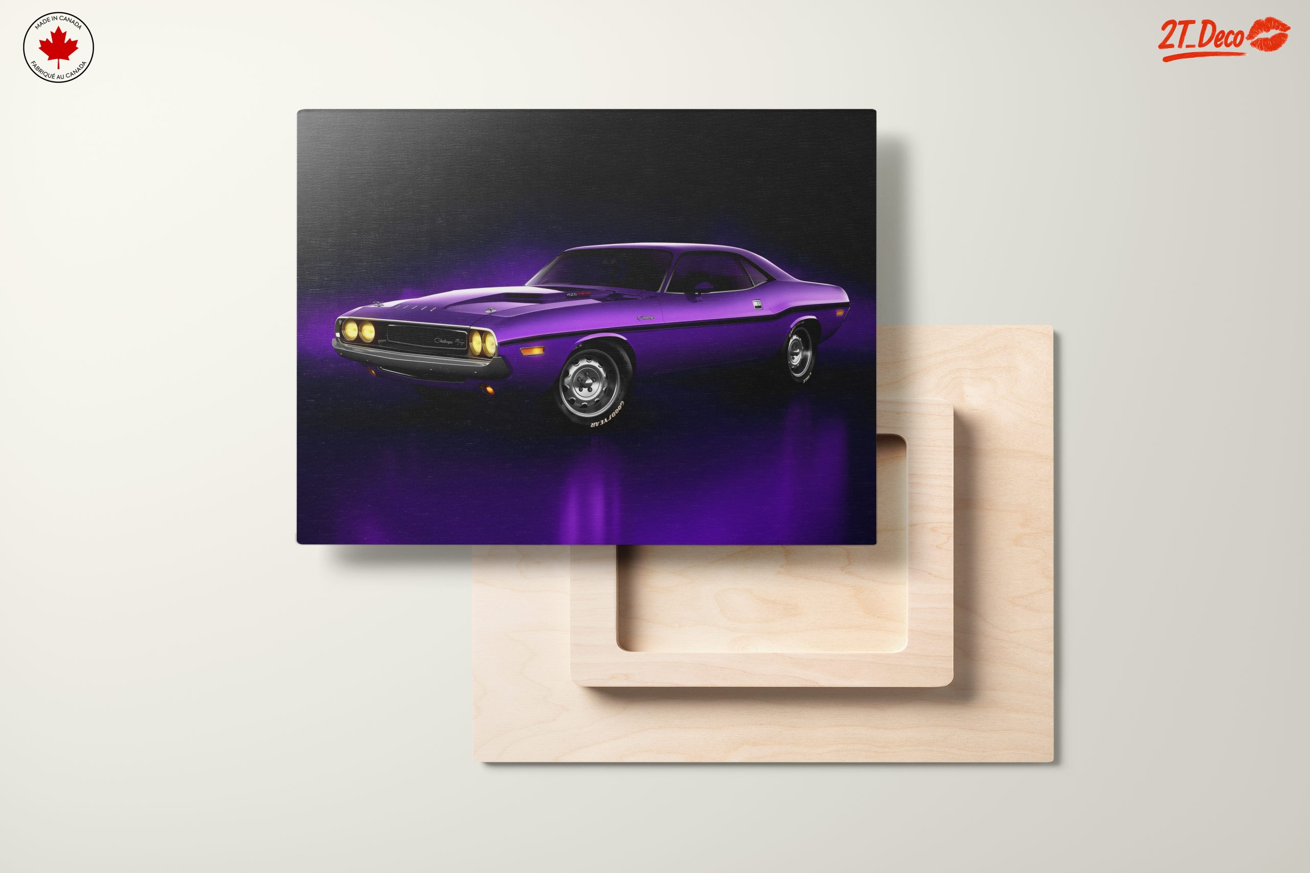 Vintage Purple Classic Car - Image 11