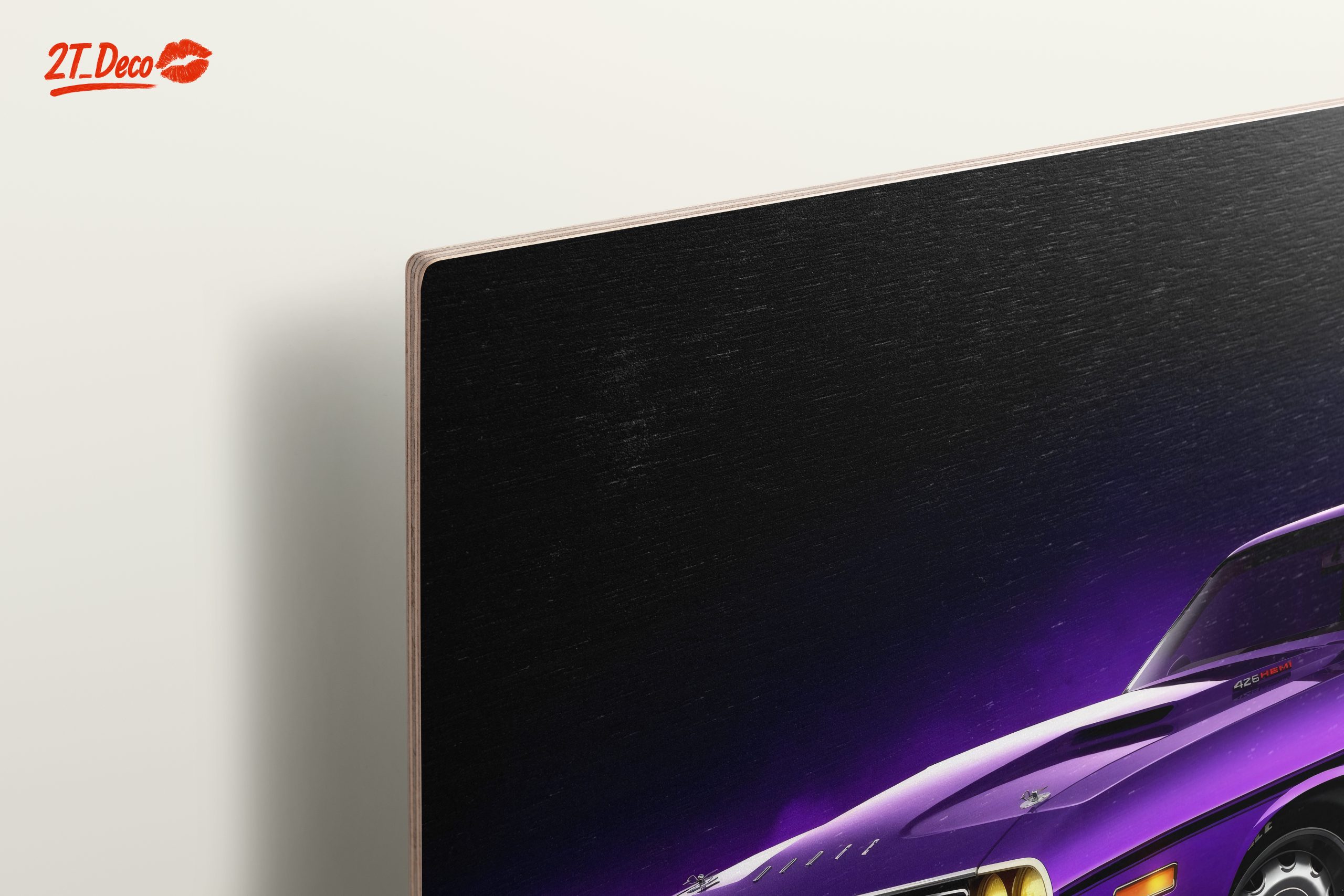 Vintage Purple Classic Car - Image 15