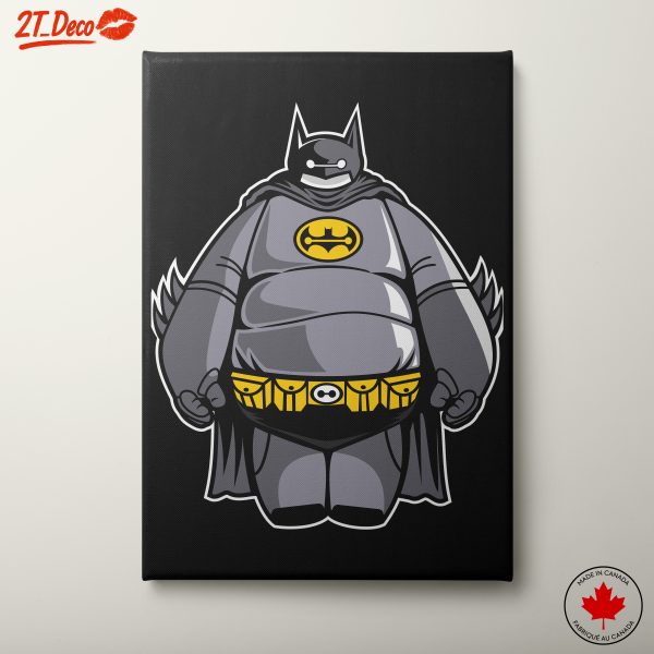 Funny Batman Character Illustration