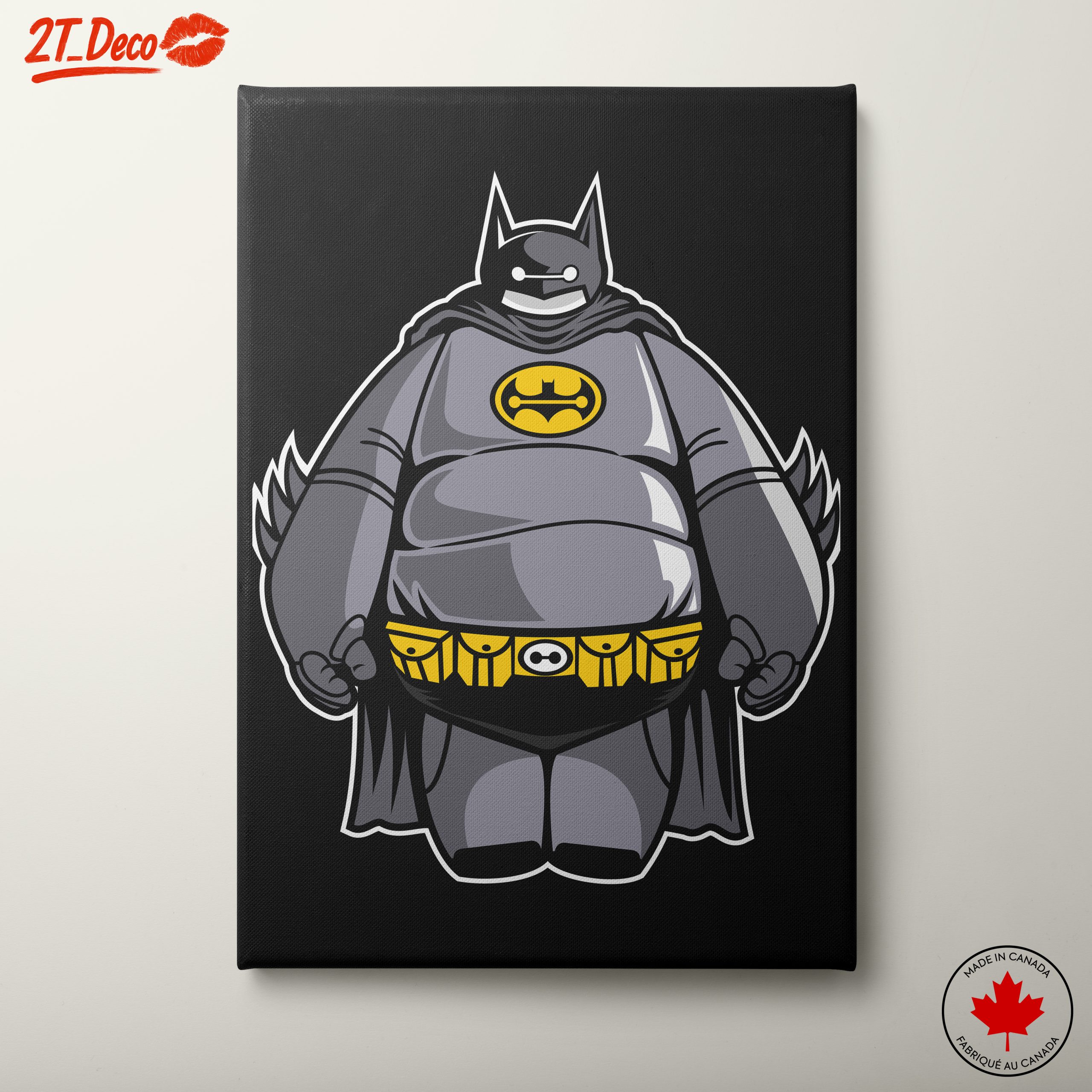 Funny Batman Character Illustration