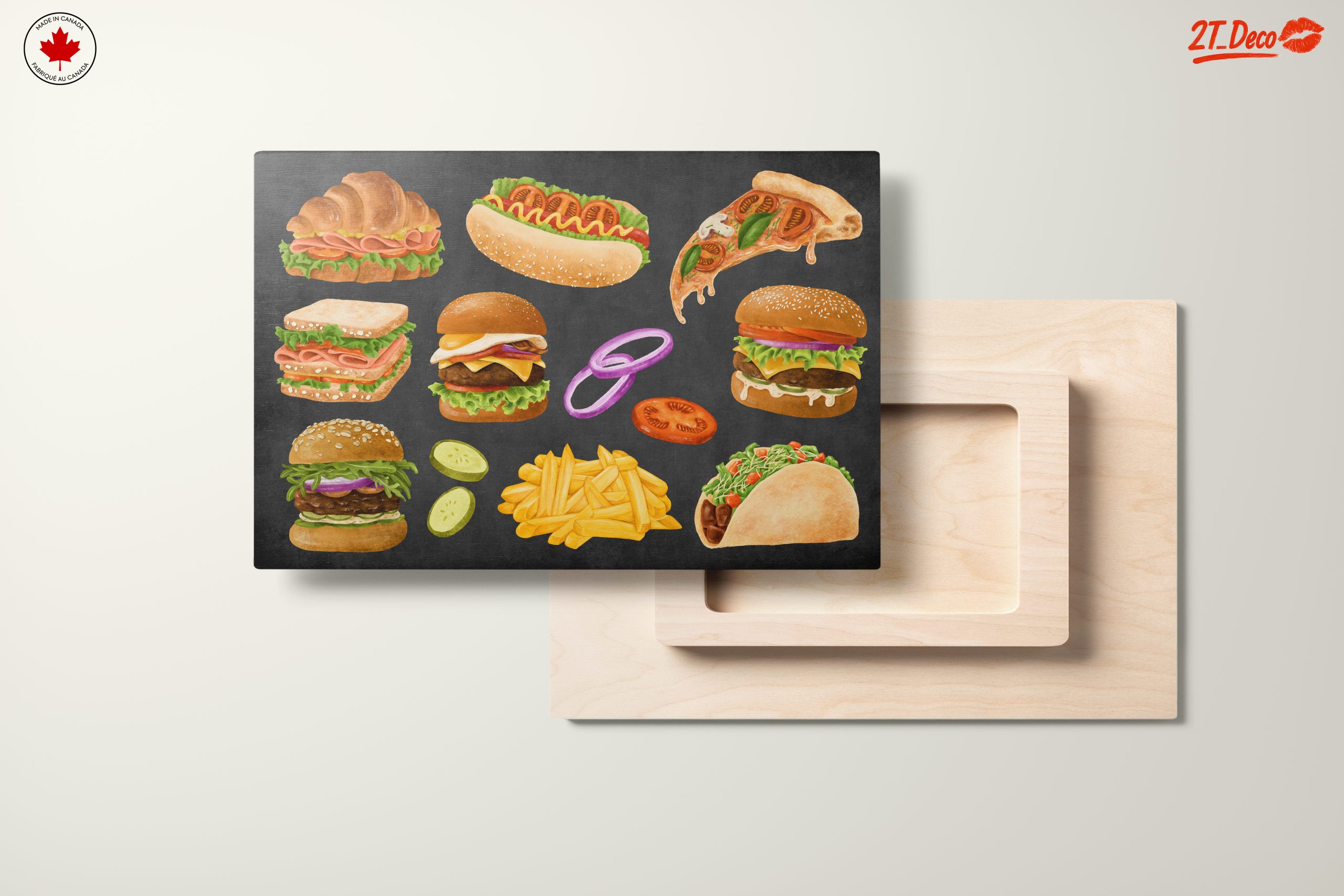 Whimsical Abstract Food Artwork - Image 11