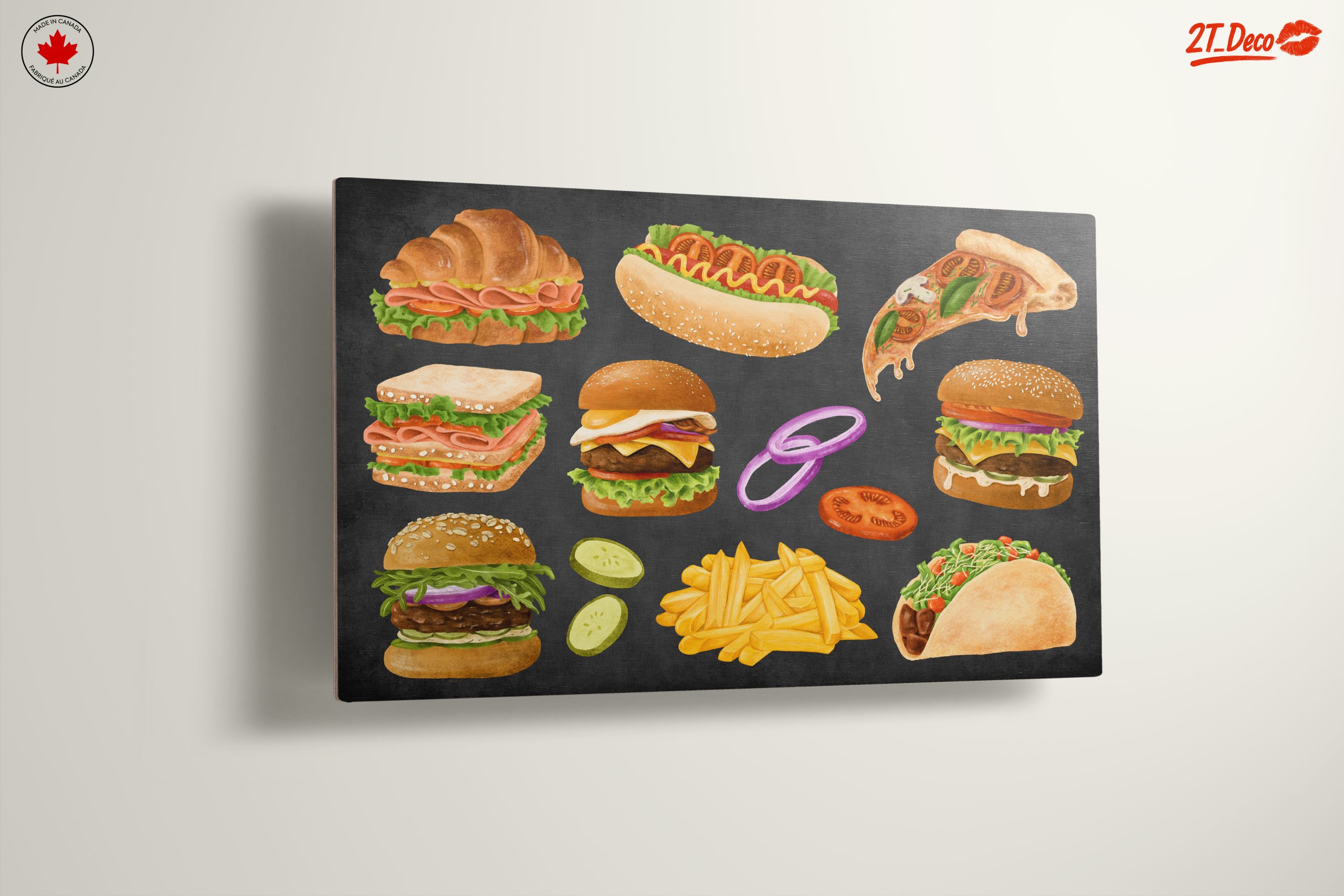 Whimsical Abstract Food Artwork - Image 13