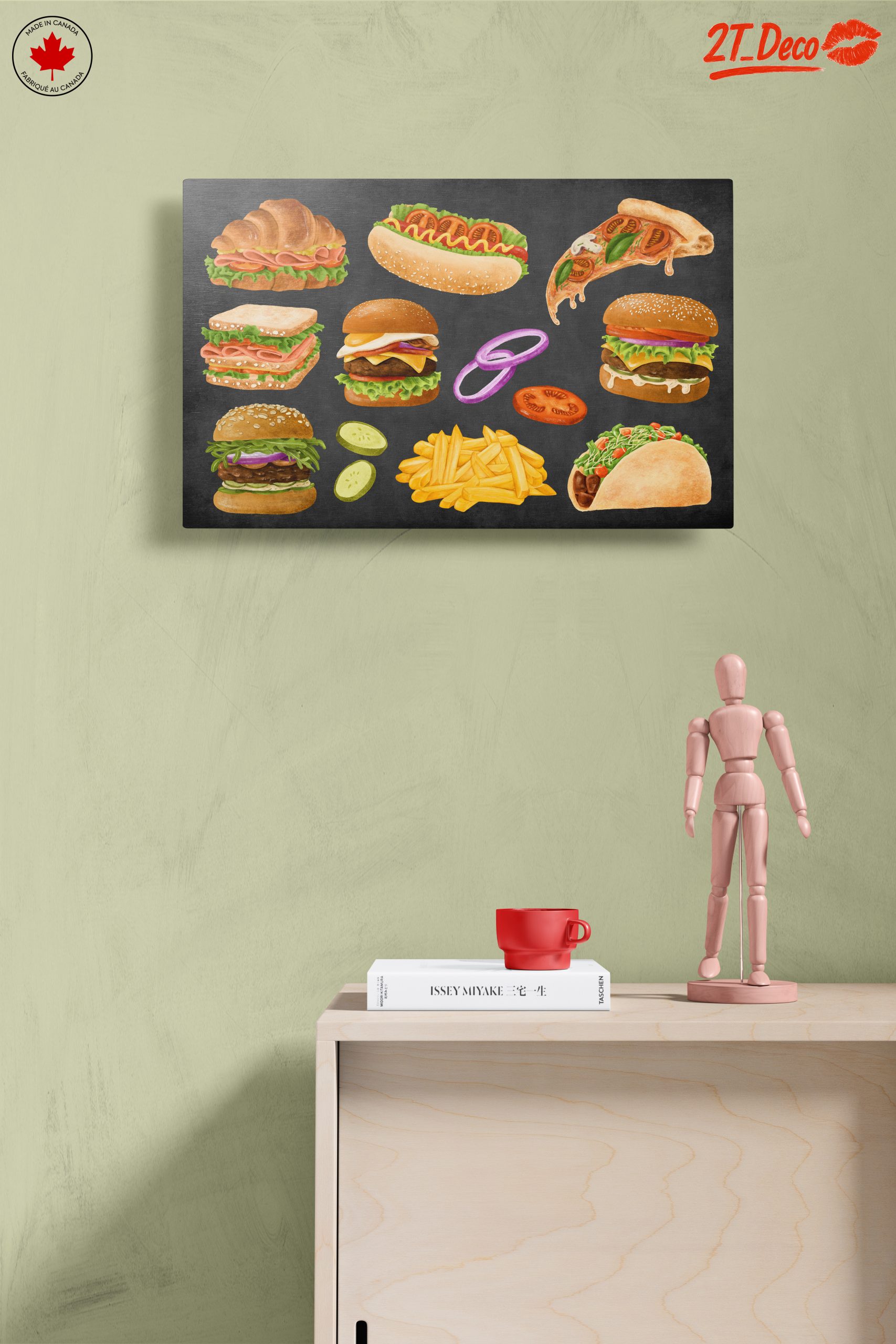 Whimsical Abstract Food Artwork - Image 14