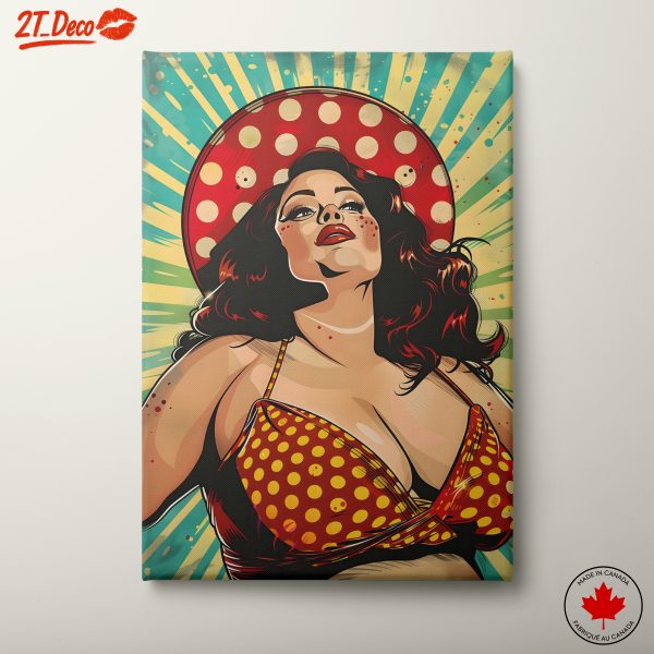Vibrant Pop Art Portrait of a Woman 11