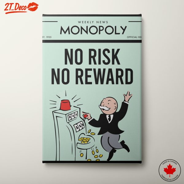 Motivational Quote - No Risk No Reward Art