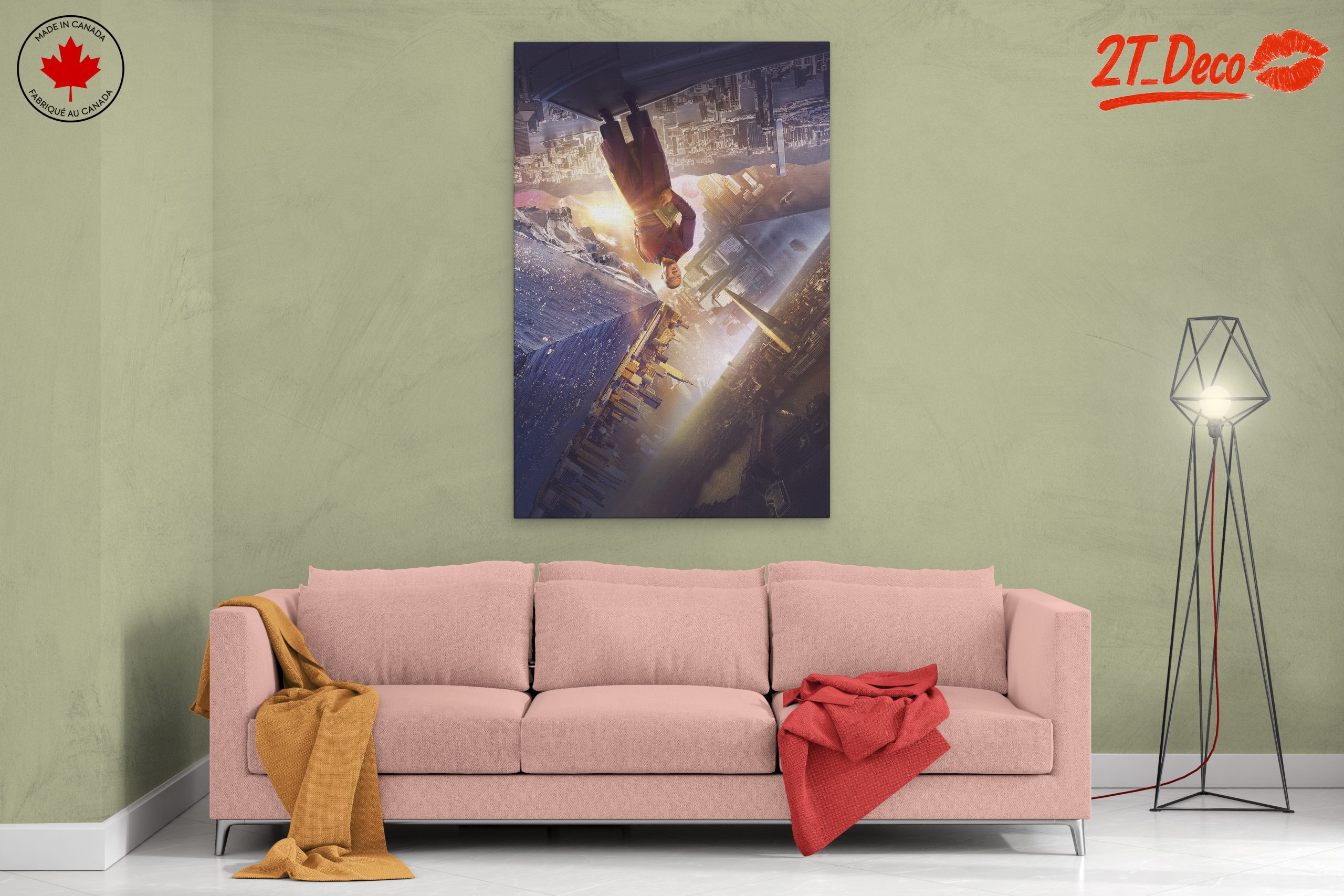 Surreal Urban Scene with Fantasy Elements - Image 2