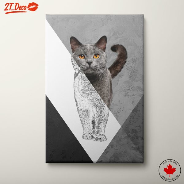 Stylized Cat Art
