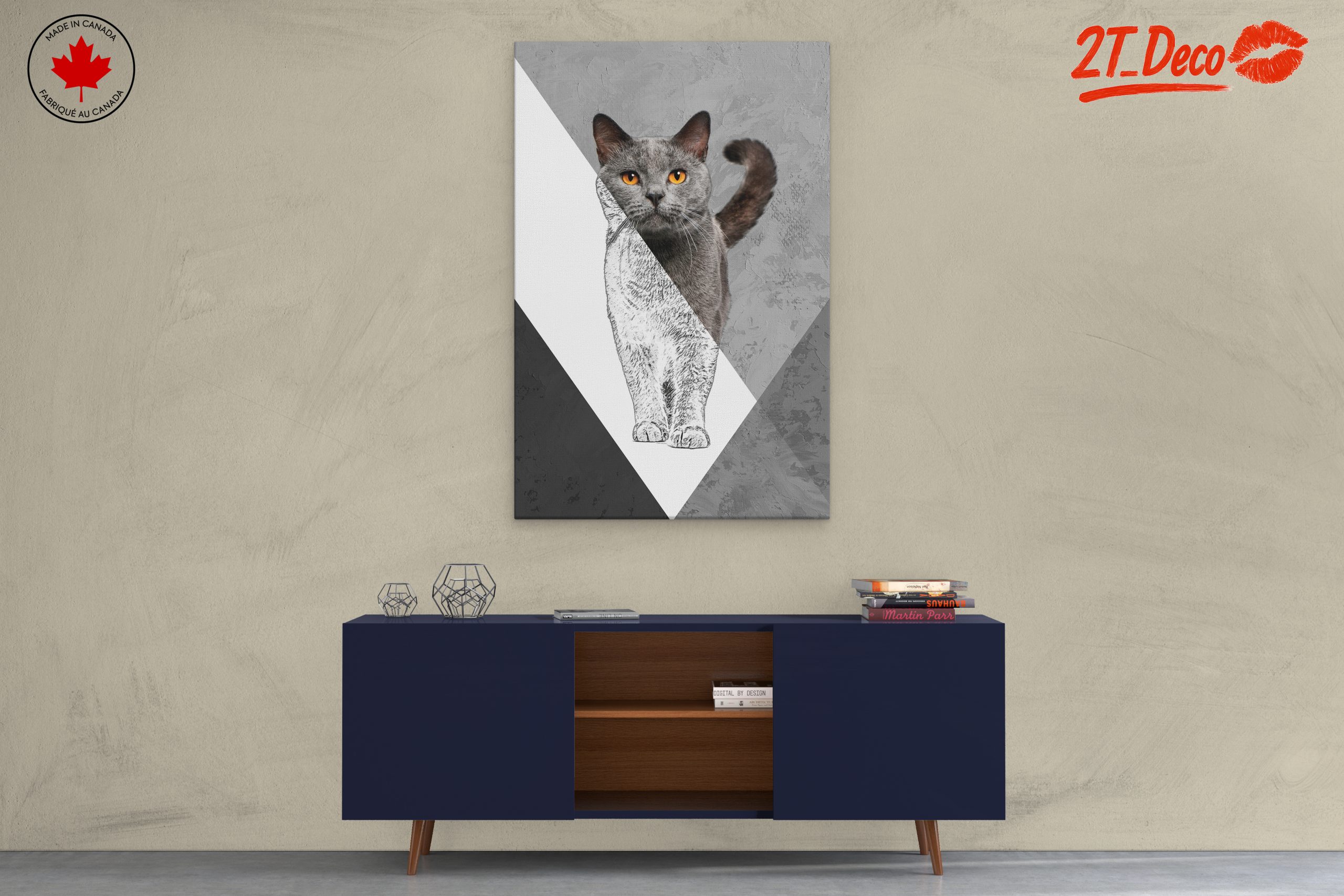 Stylized Cat Art - Image 3