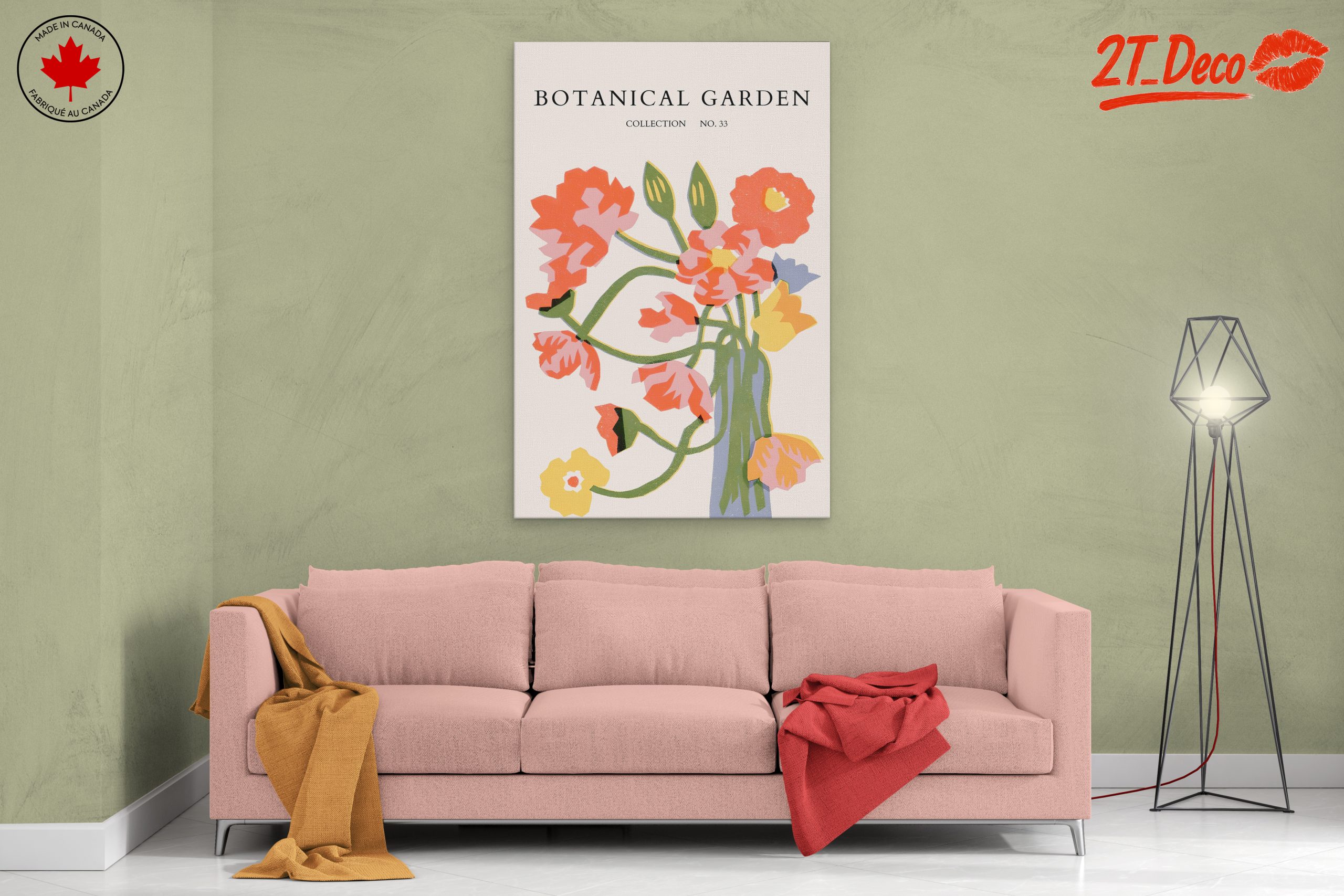 Colorful Floral Arrangement Art 2 - Image 2
