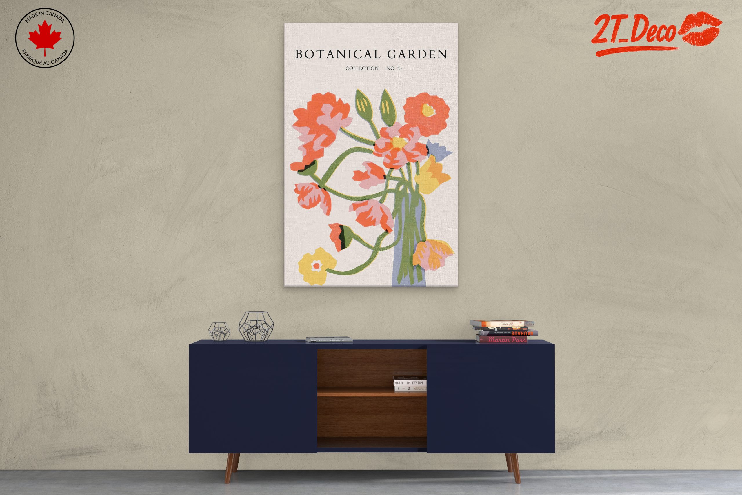 Colorful Floral Arrangement Art 2 - Image 3
