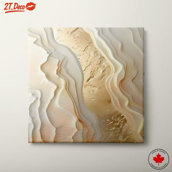 Elegant Abstract Textured Art in Soft Tones
