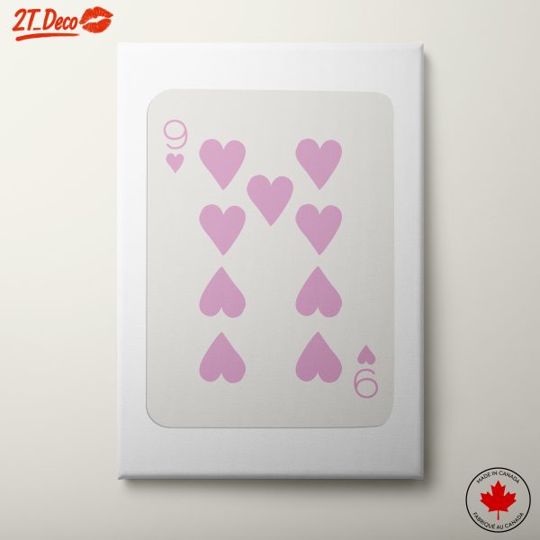 Playing Card Design with Hearts