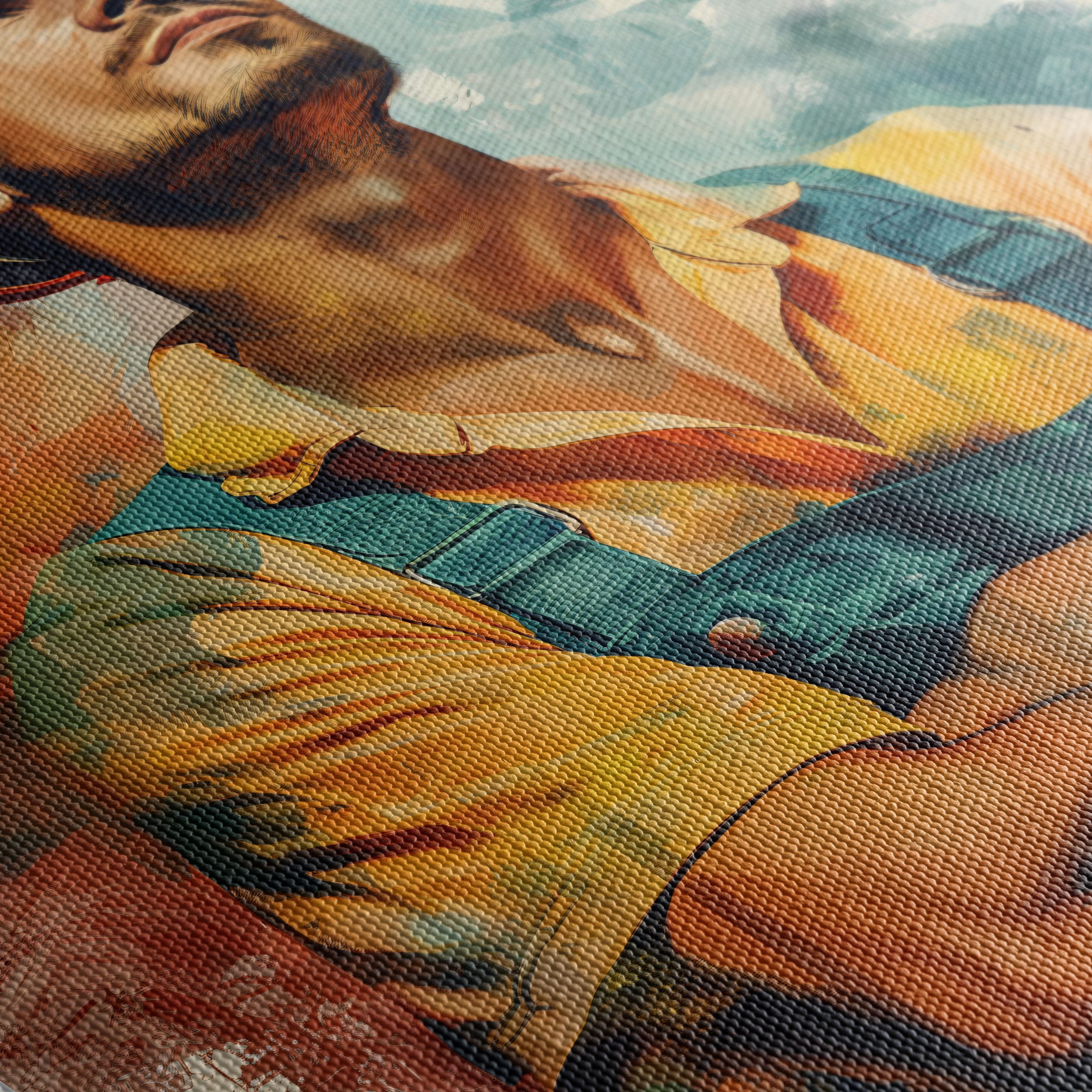 Powerful Construction Worker Portrait Art - Image 5