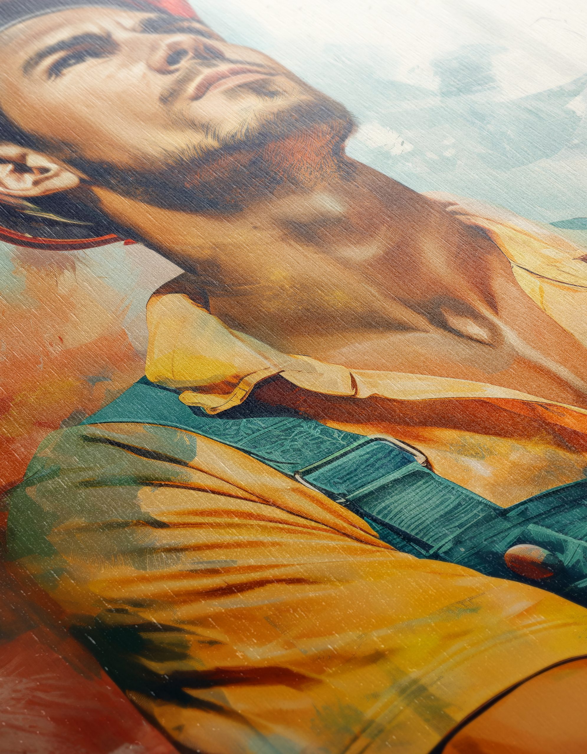 Powerful Construction Worker Portrait Art - Image 12