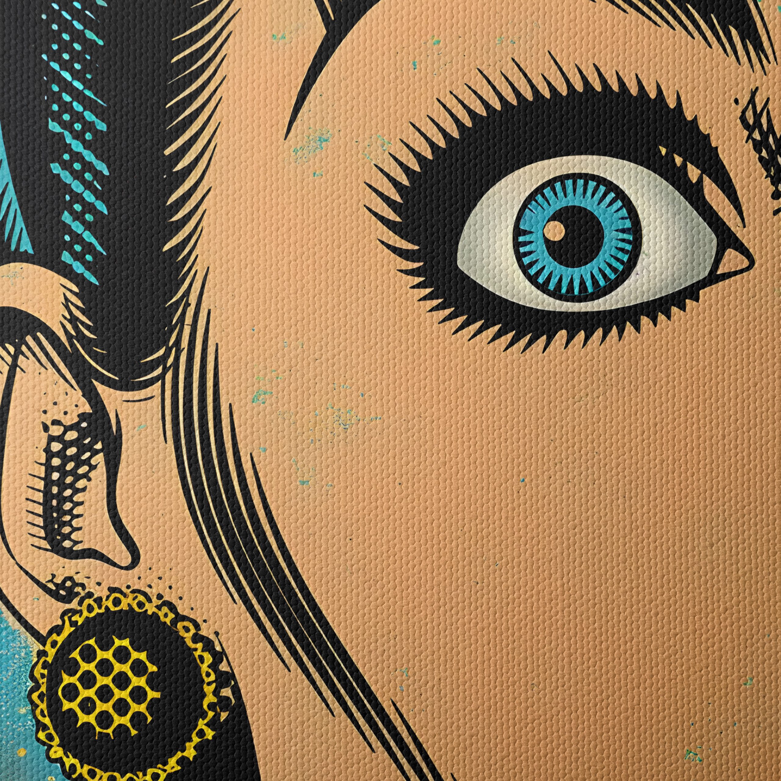 Bold Pop Art Portrait of a Surprised Woman - Image 4