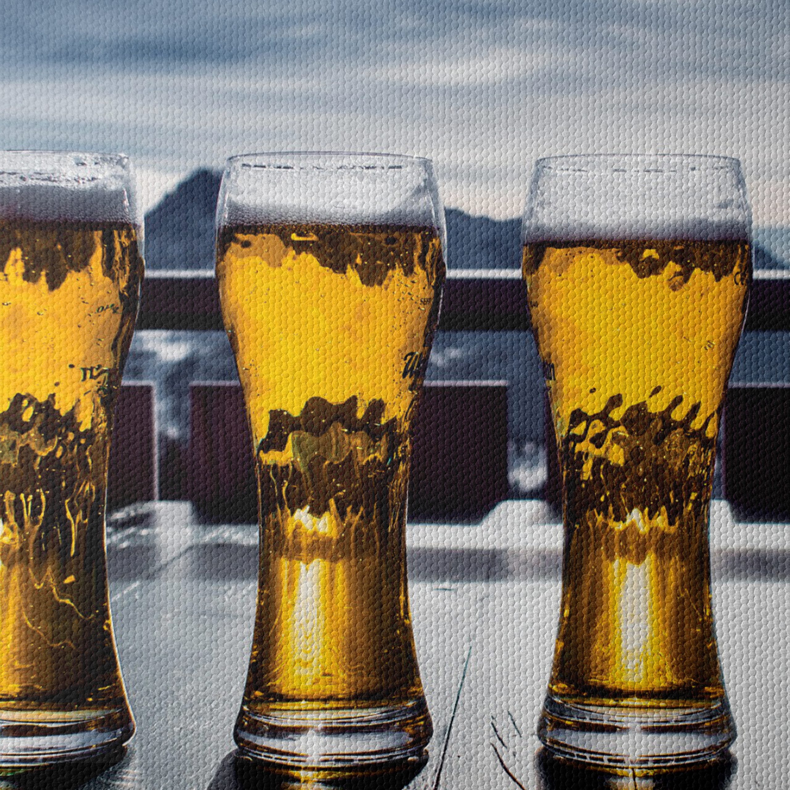 Refreshing Beer Glasses in Mountain Setting - Image 4