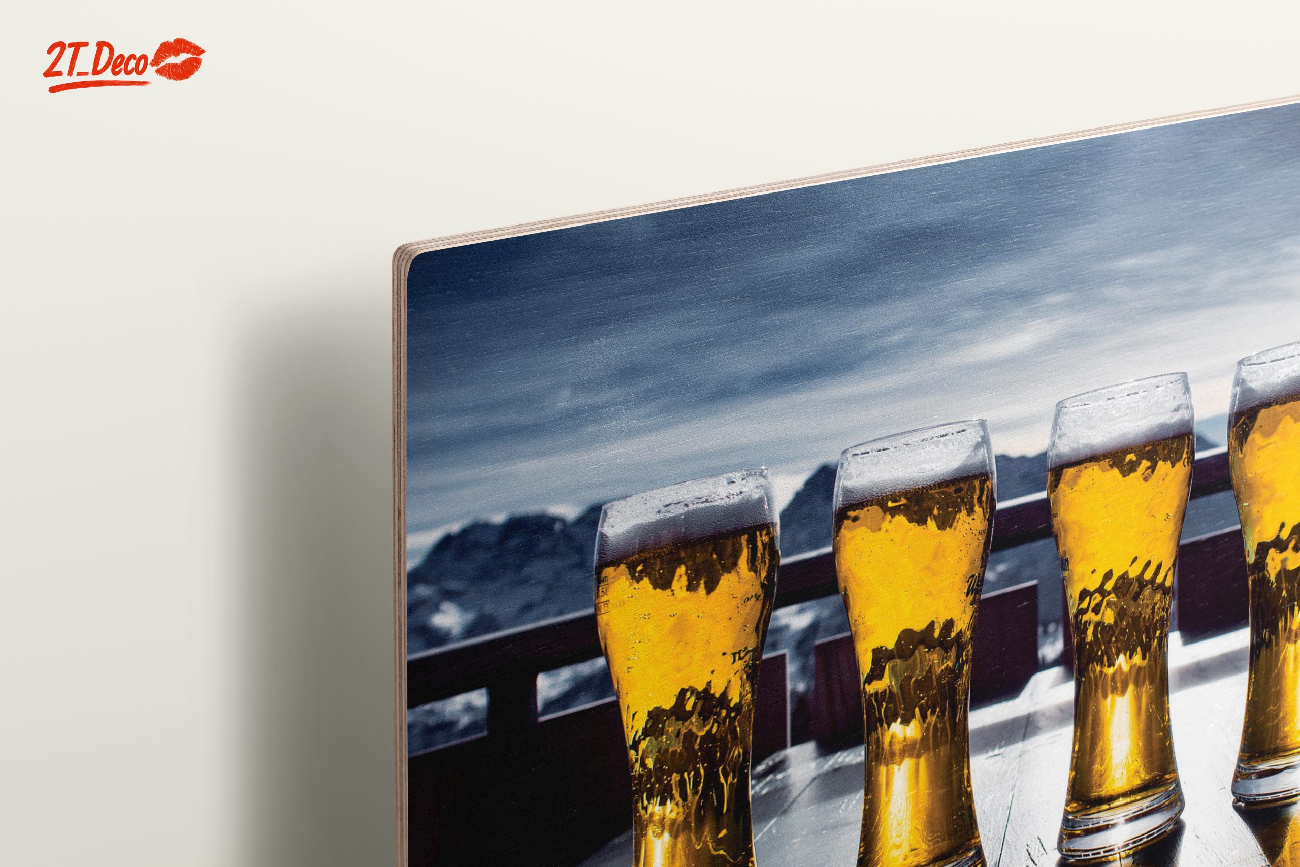 Refreshing Beer Glasses in Mountain Setting - Image 15
