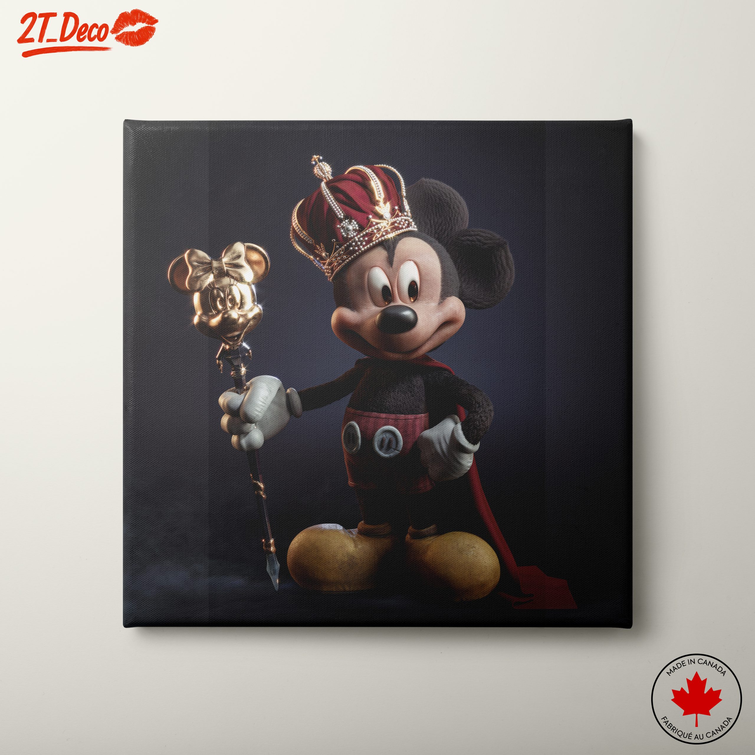 Majestic Mickey Mouse Illustration