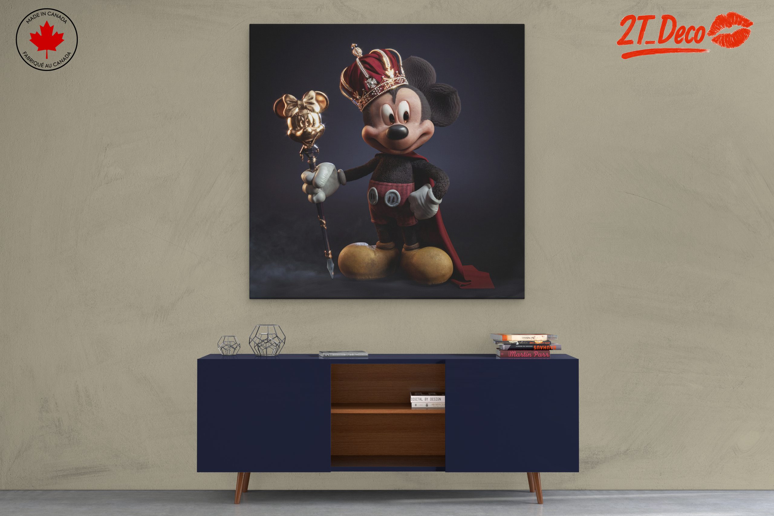 Majestic Mickey Mouse Illustration - Image 3