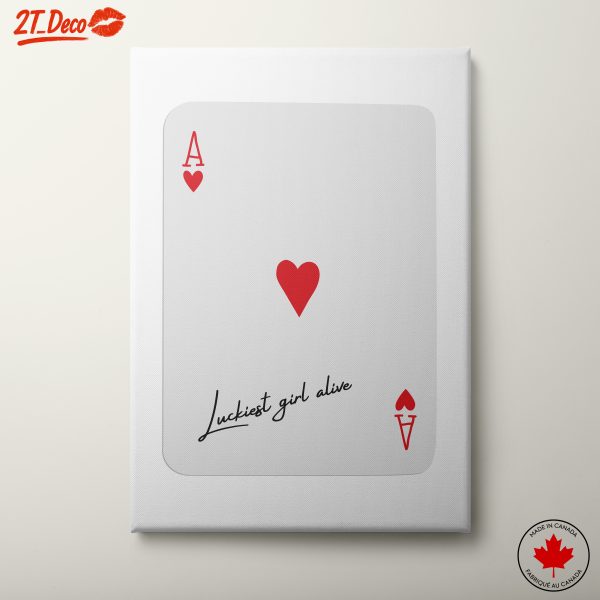 Ace of Hearts Playing Card Art 13