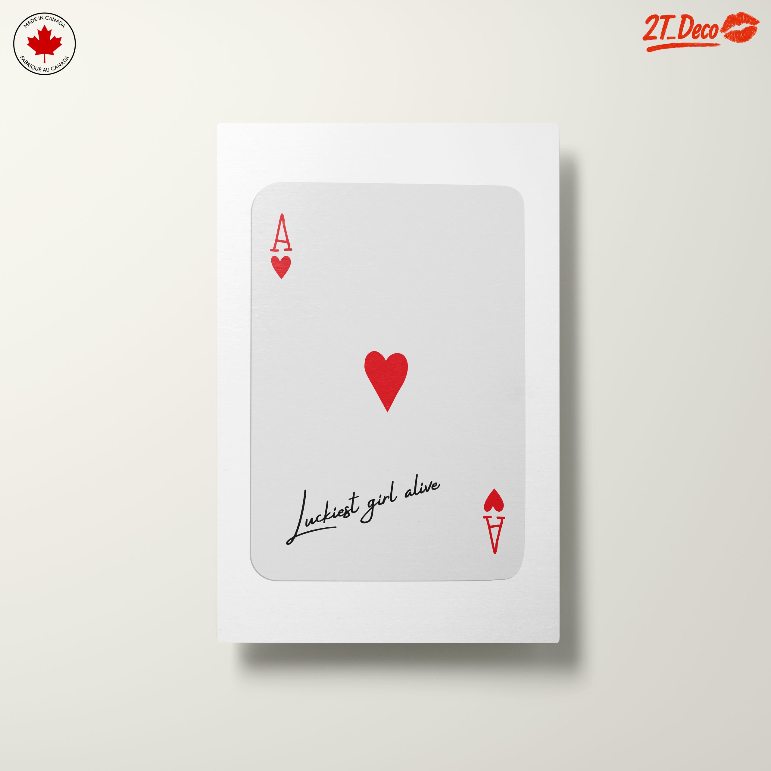 Ace of Hearts Playing Card Art 13 - Image 10
