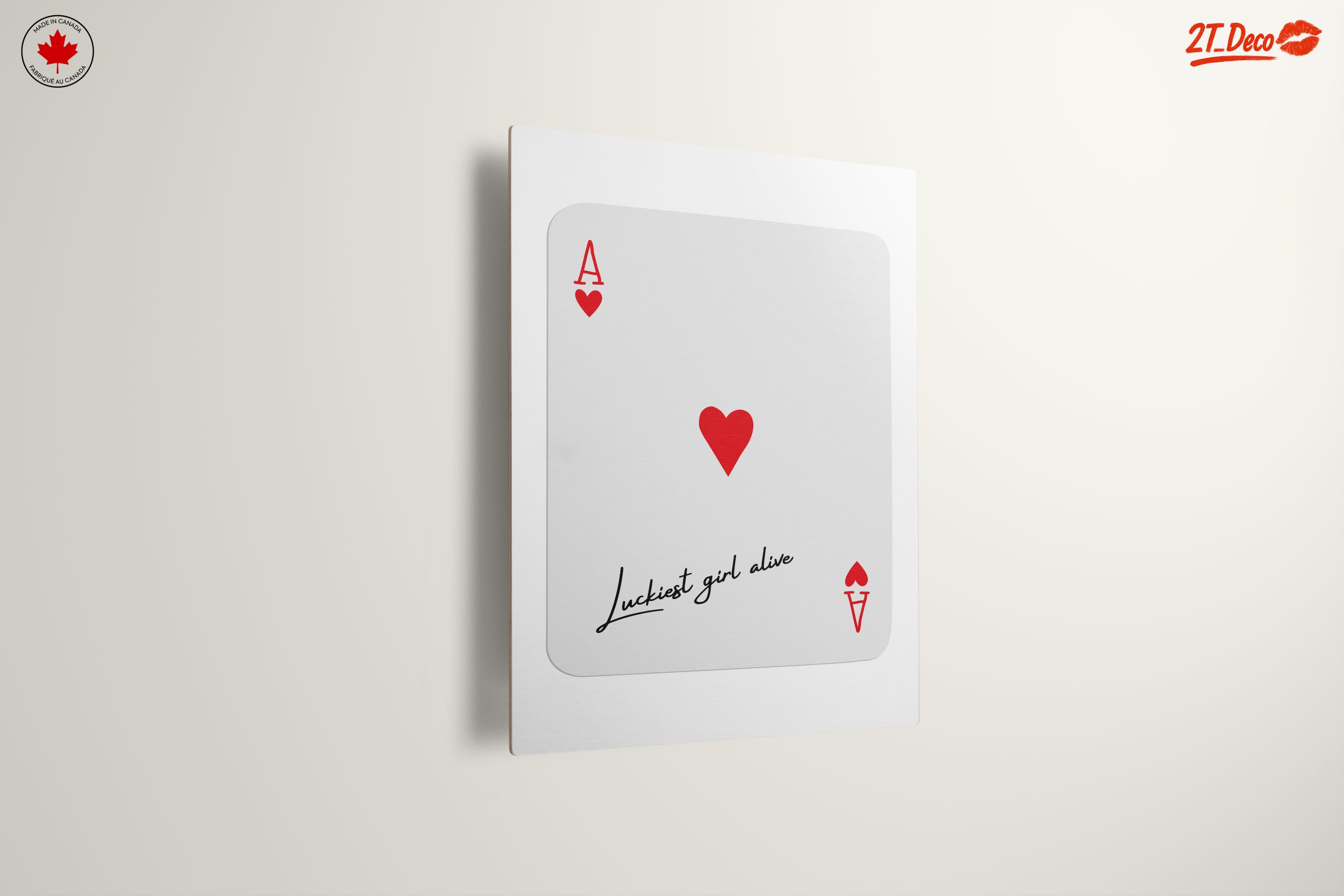 Ace of Hearts Playing Card Art 13 - Image 13