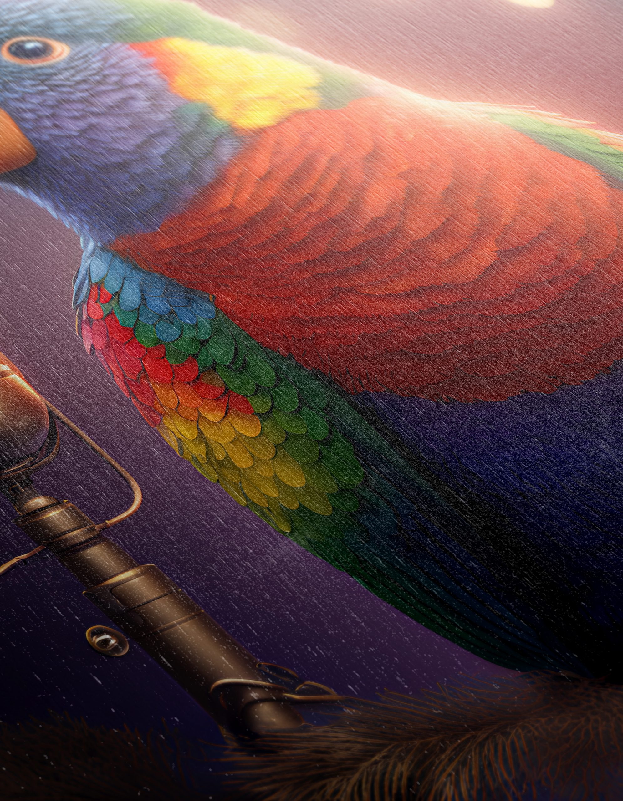 Colorful Bird Singing into a Microphone - Image 12