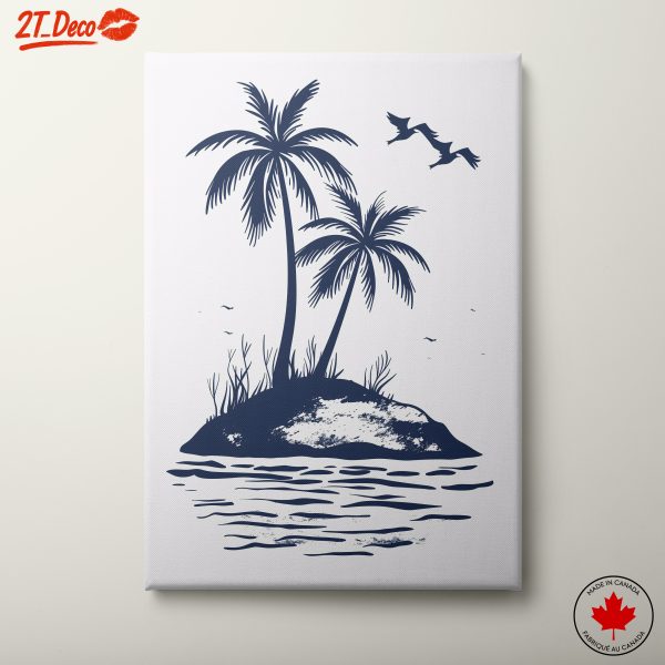 Tropical Island Adventure Landscape Art