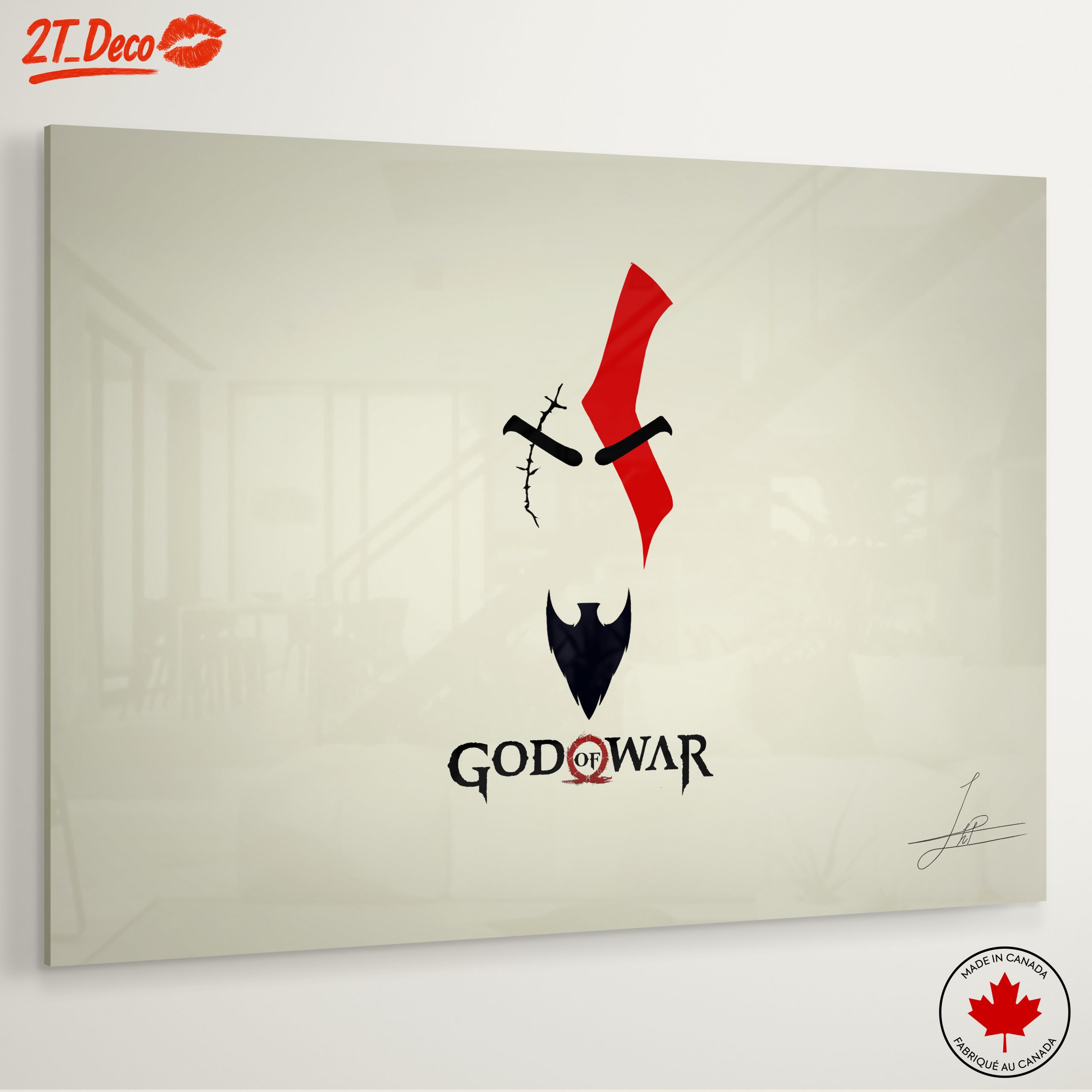 Iconic God Of War Artwork Featuring Kratos - Image 6