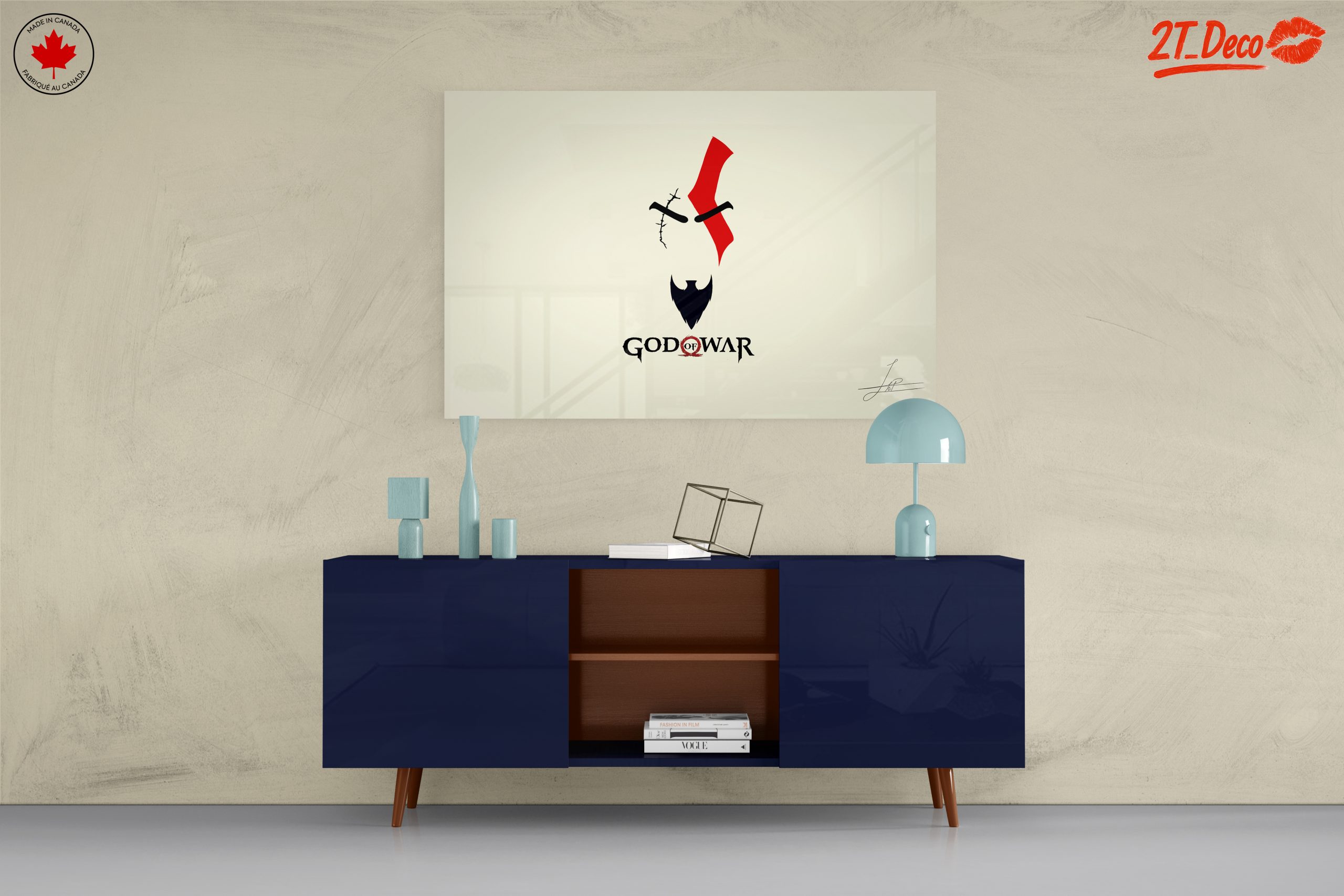 Iconic God Of War Artwork Featuring Kratos - Image 8