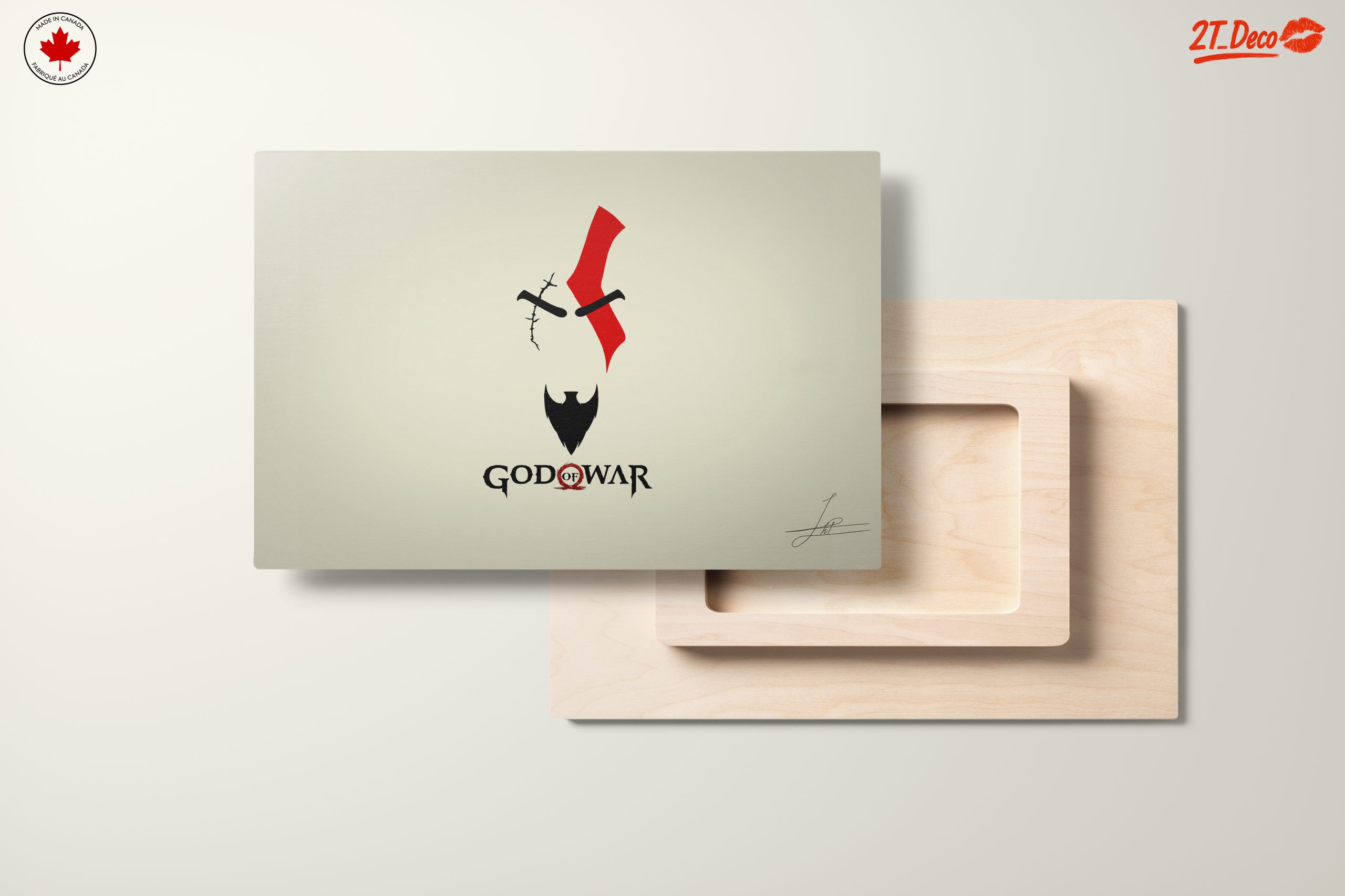 Iconic God Of War Artwork Featuring Kratos - Image 11
