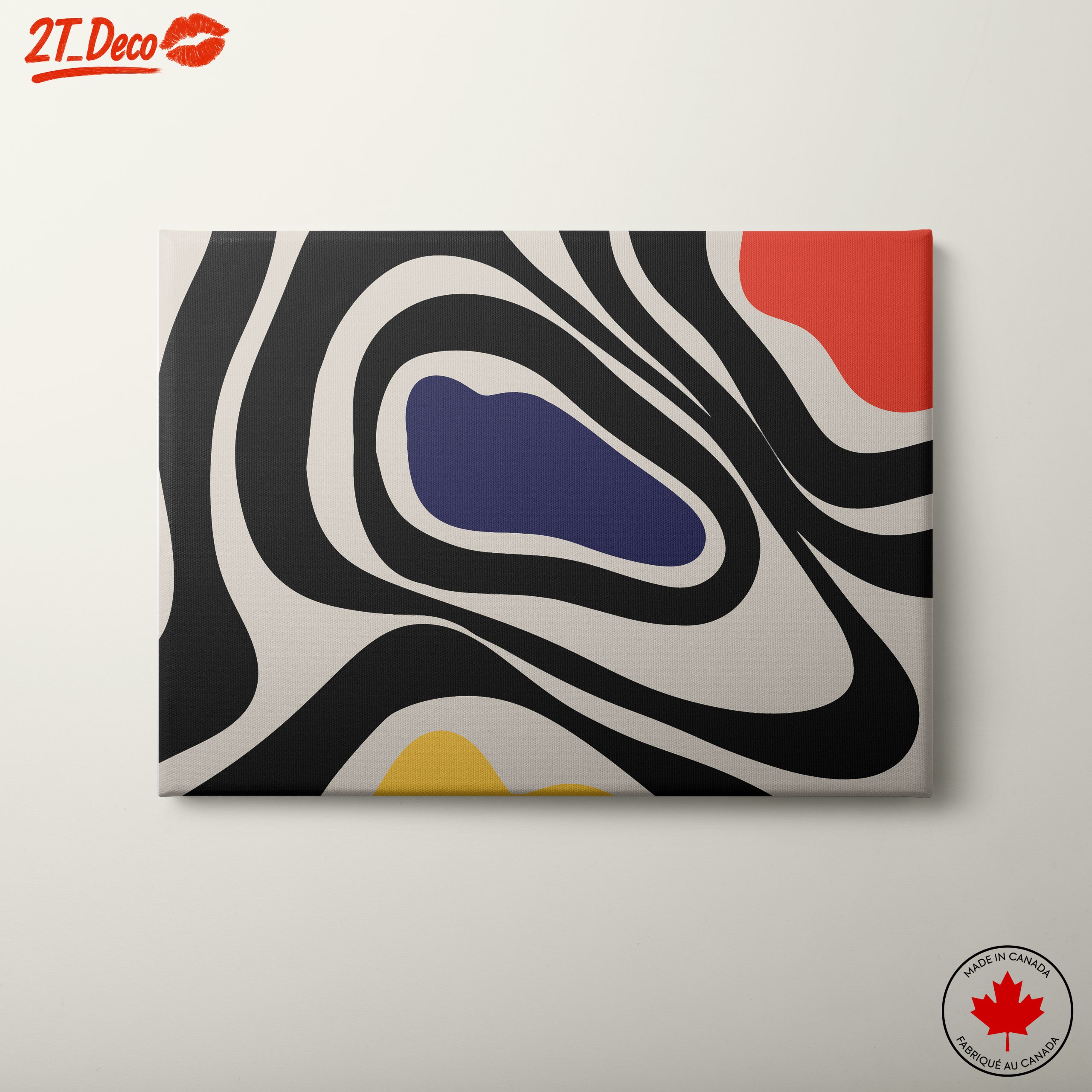 Modern Abstract Design with Flowing Lines