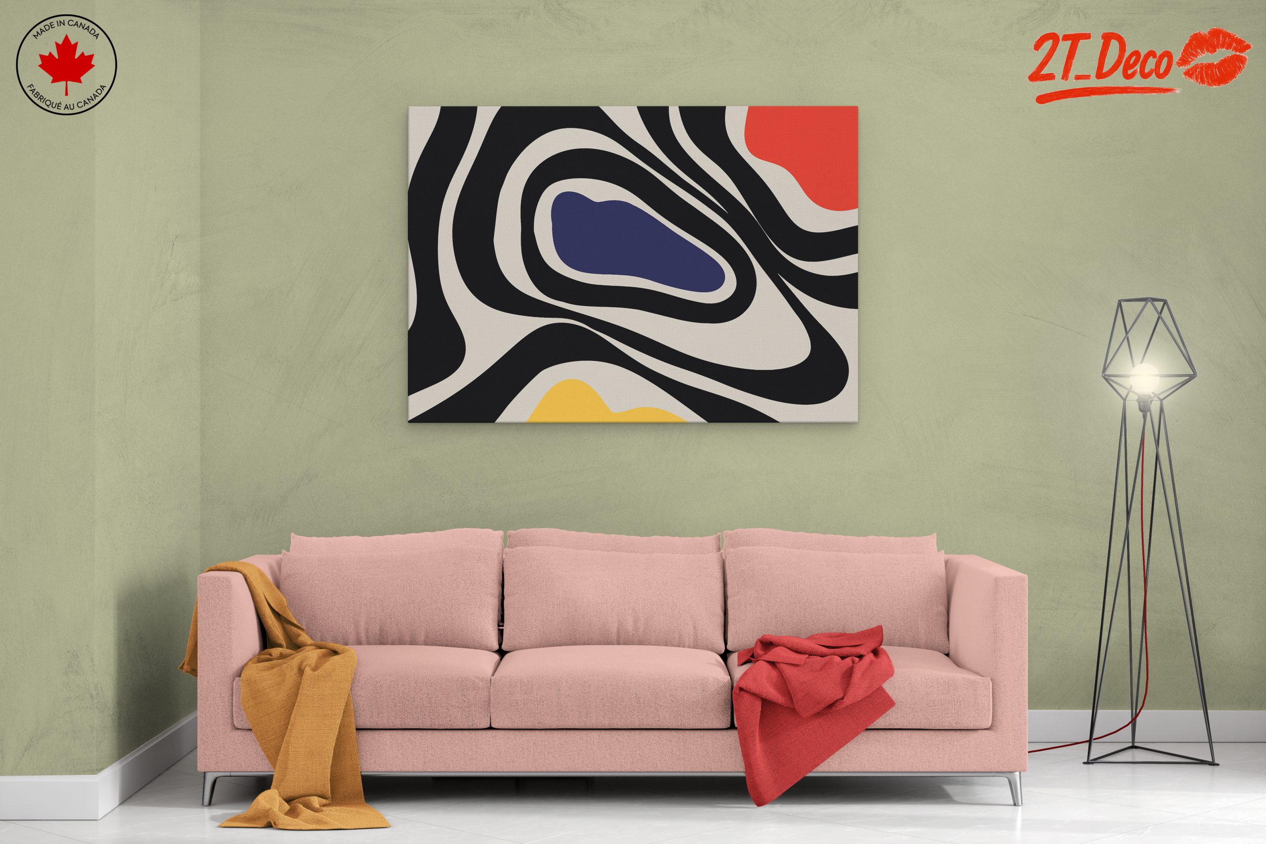 Modern Abstract Design with Flowing Lines - Image 2