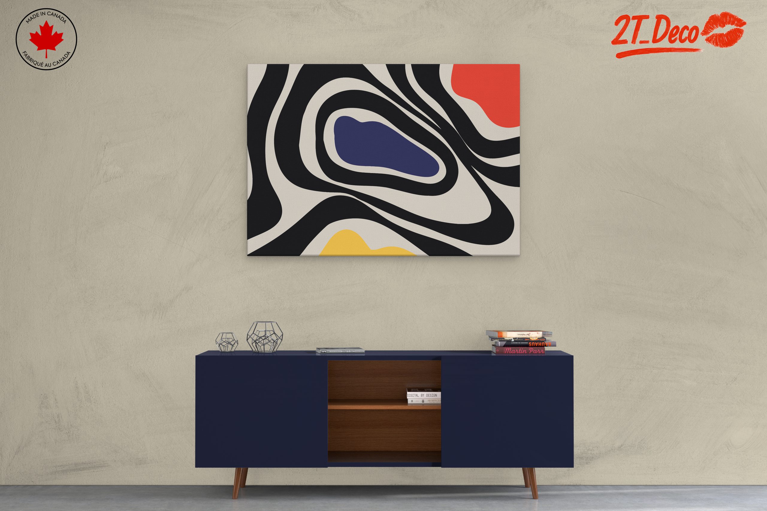 Modern Abstract Design with Flowing Lines - Image 3