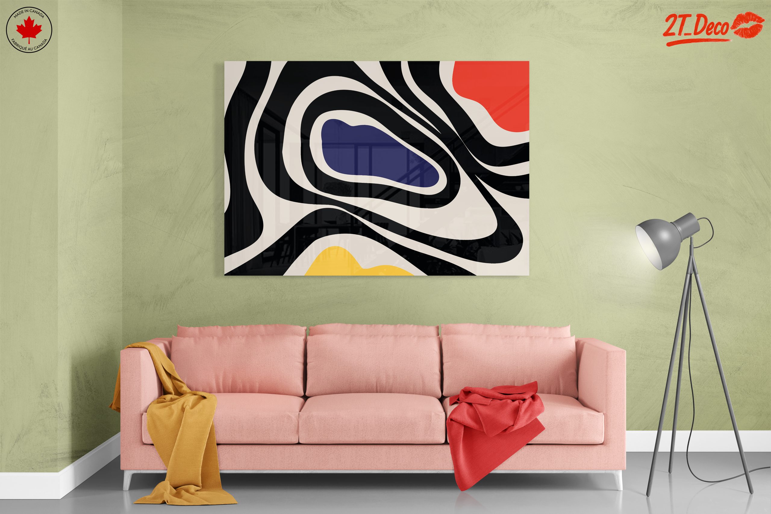 Modern Abstract Design with Flowing Lines - Image 7